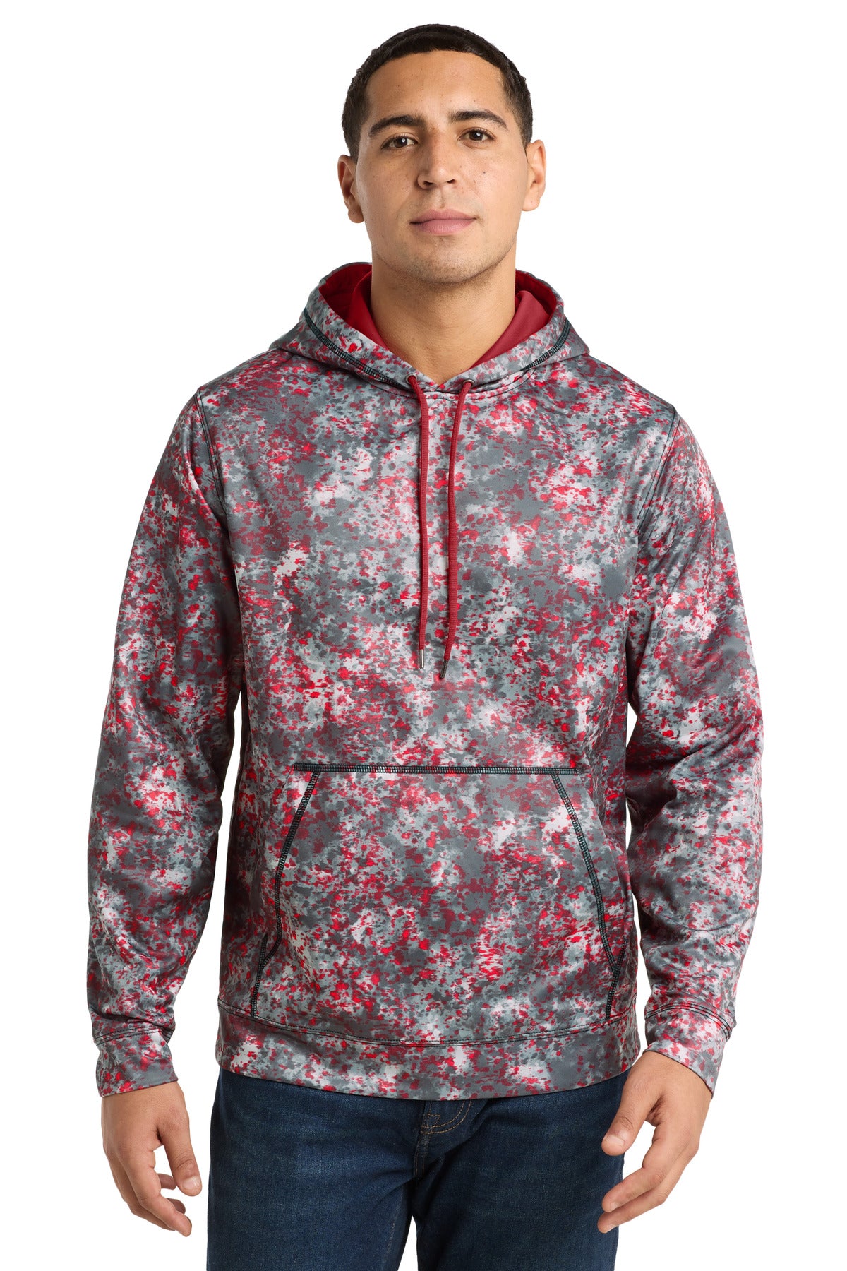 Sport-Tek ST230 Sport-Wick Mineral Freeze Fleece Hooded Pullover