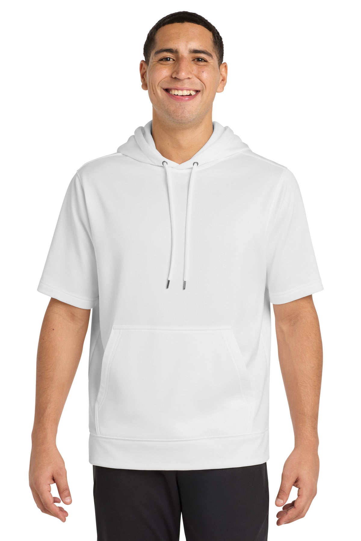 Sport-Tek ST251 Sport-Wick Fleece Short Sleeve Hooded Pullover