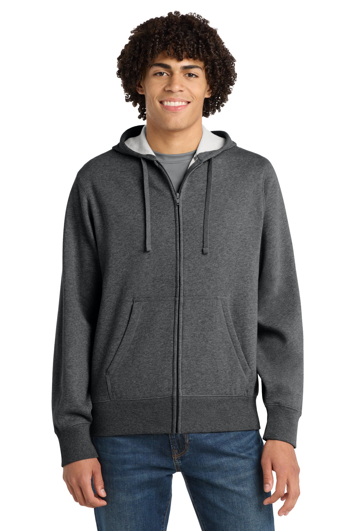 Sport-Tek ® Full-Zip Hooded Sweatshirt. ST258 - Sport-Tek ST258