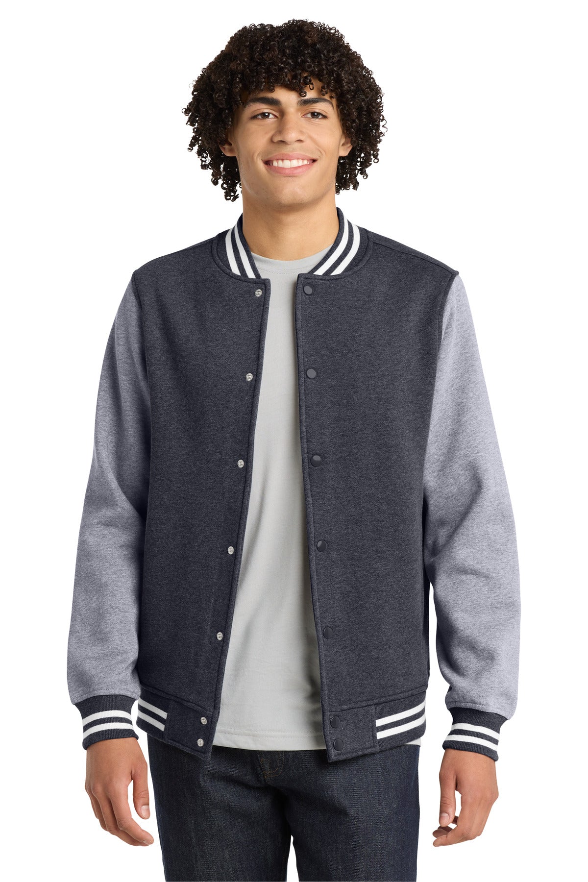 Sport-Tek ® Fleece Letterman Jacket. ST270 - Sport-Tek ST270