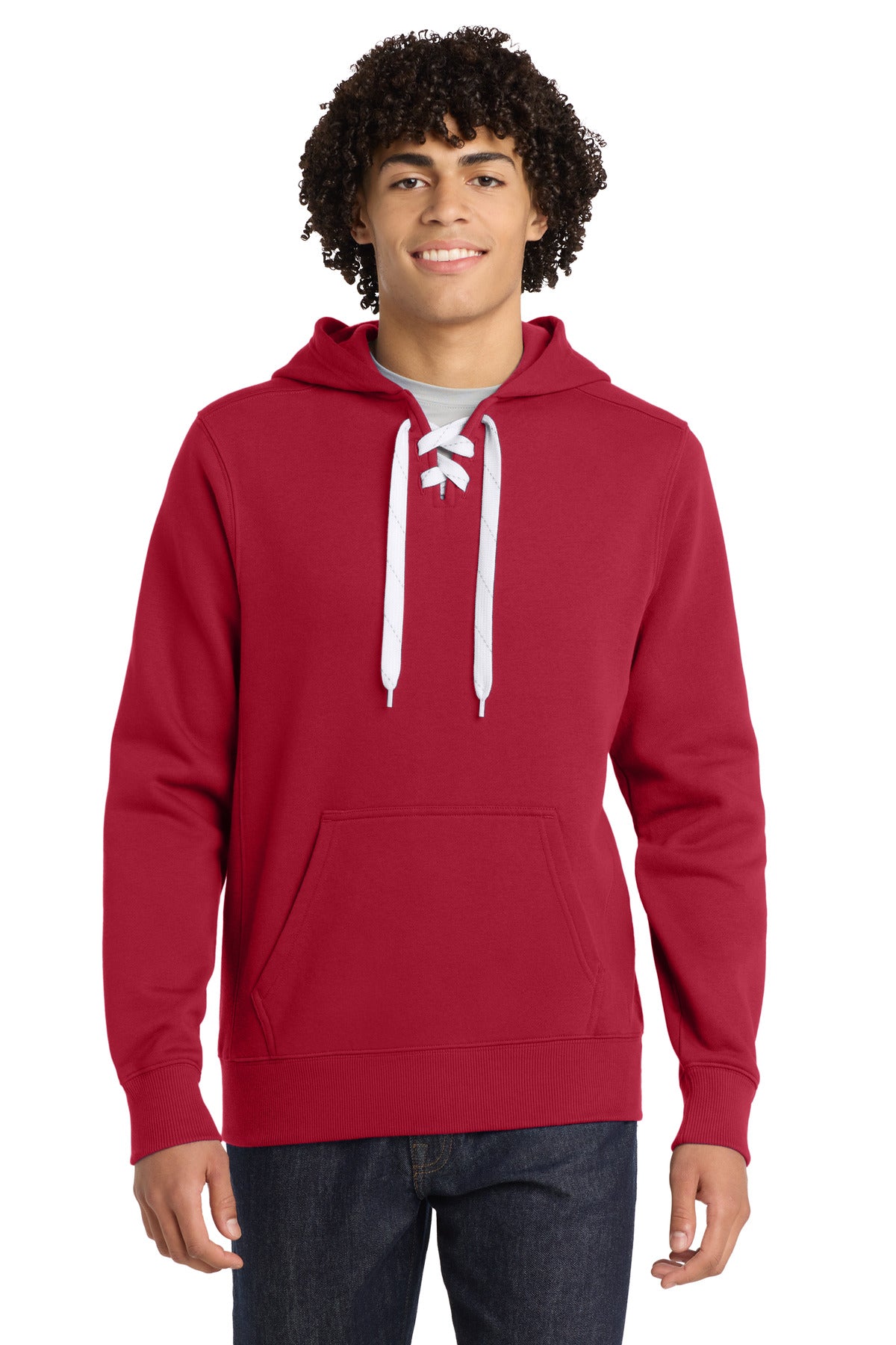 Sport-Tek ® Lace Up Pullover Hooded Sweatshirt. ST271 - Sport-Tek ST271