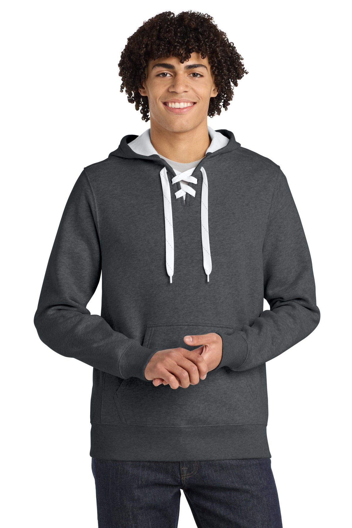 Sport-Tek ST271 Lace Up Pullover Hooded Sweatshirt