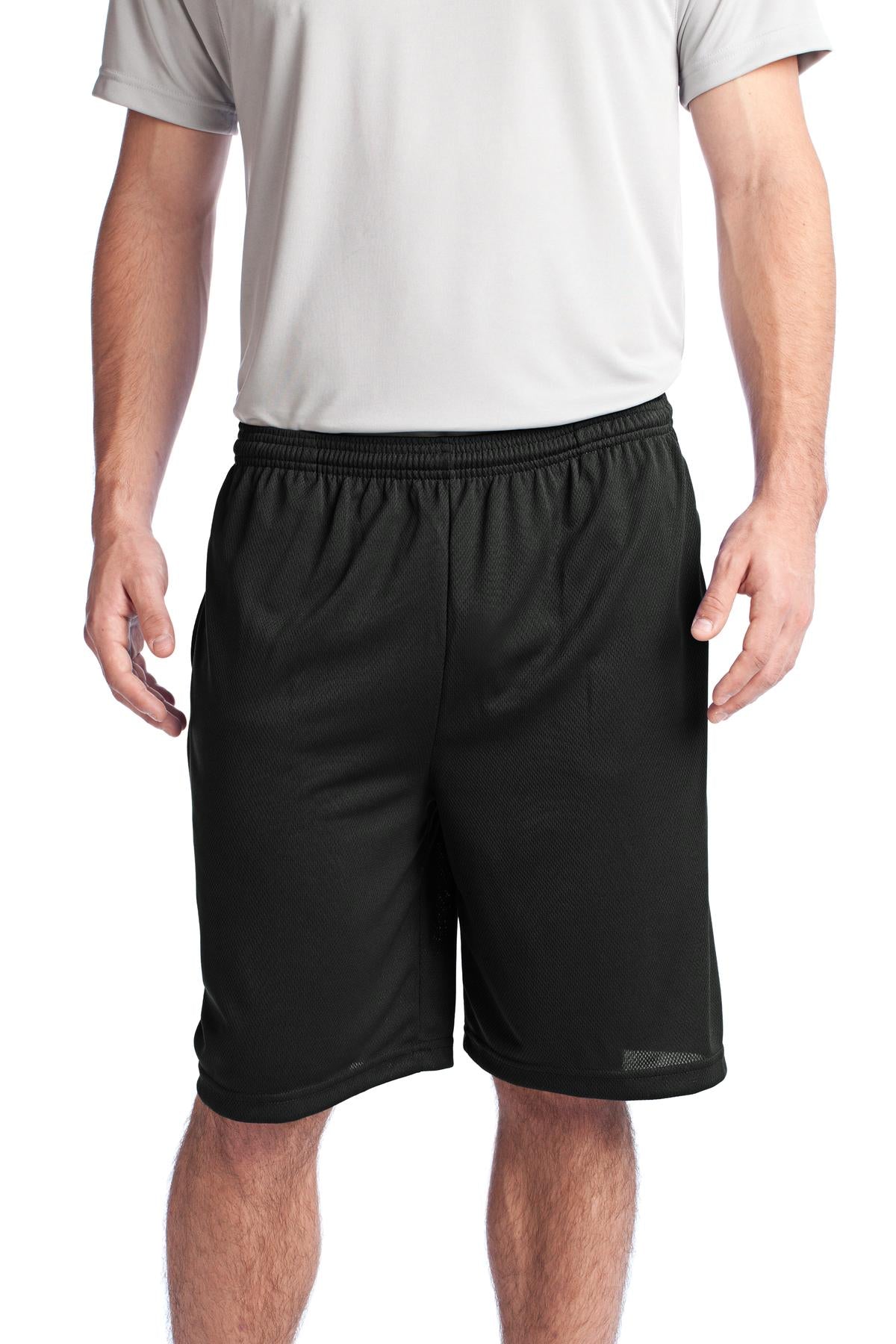 Sport-Tek ST312 PosiCharge Tough Mesh Pocket Short Wholesale Athletic Shorts