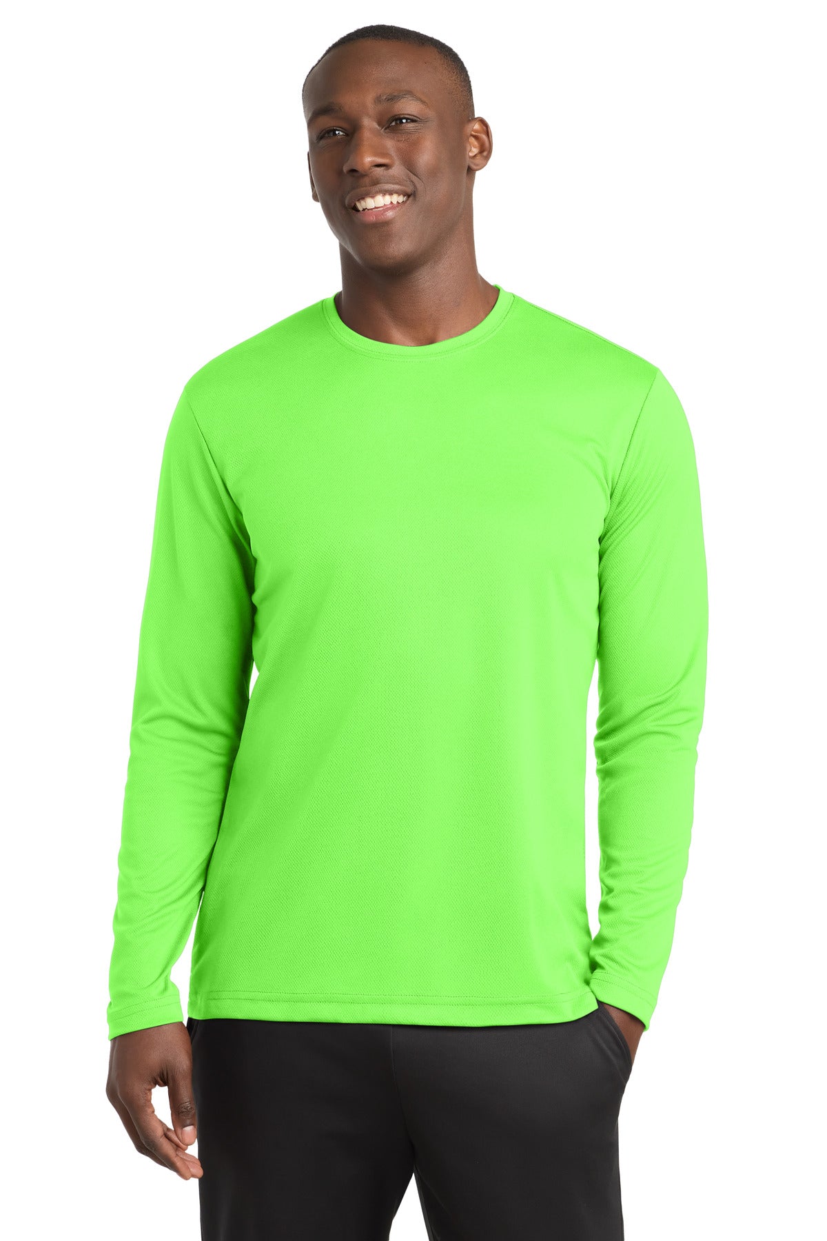 Sport-Tek ® PosiCharge ® RacerMesh ® Long Sleeve Tee. ST340LS - Sport-Tek ST340LS