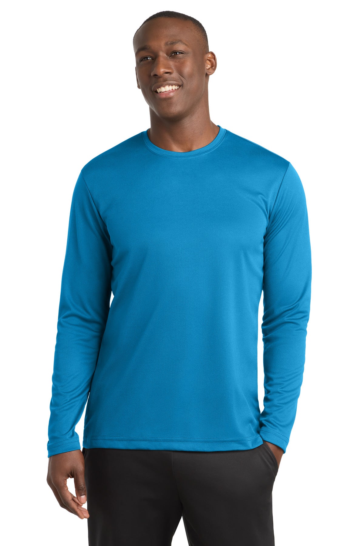 Sport-Tek ® PosiCharge ® RacerMesh ® Long Sleeve Tee. ST340LS - Sport-Tek ST340LS