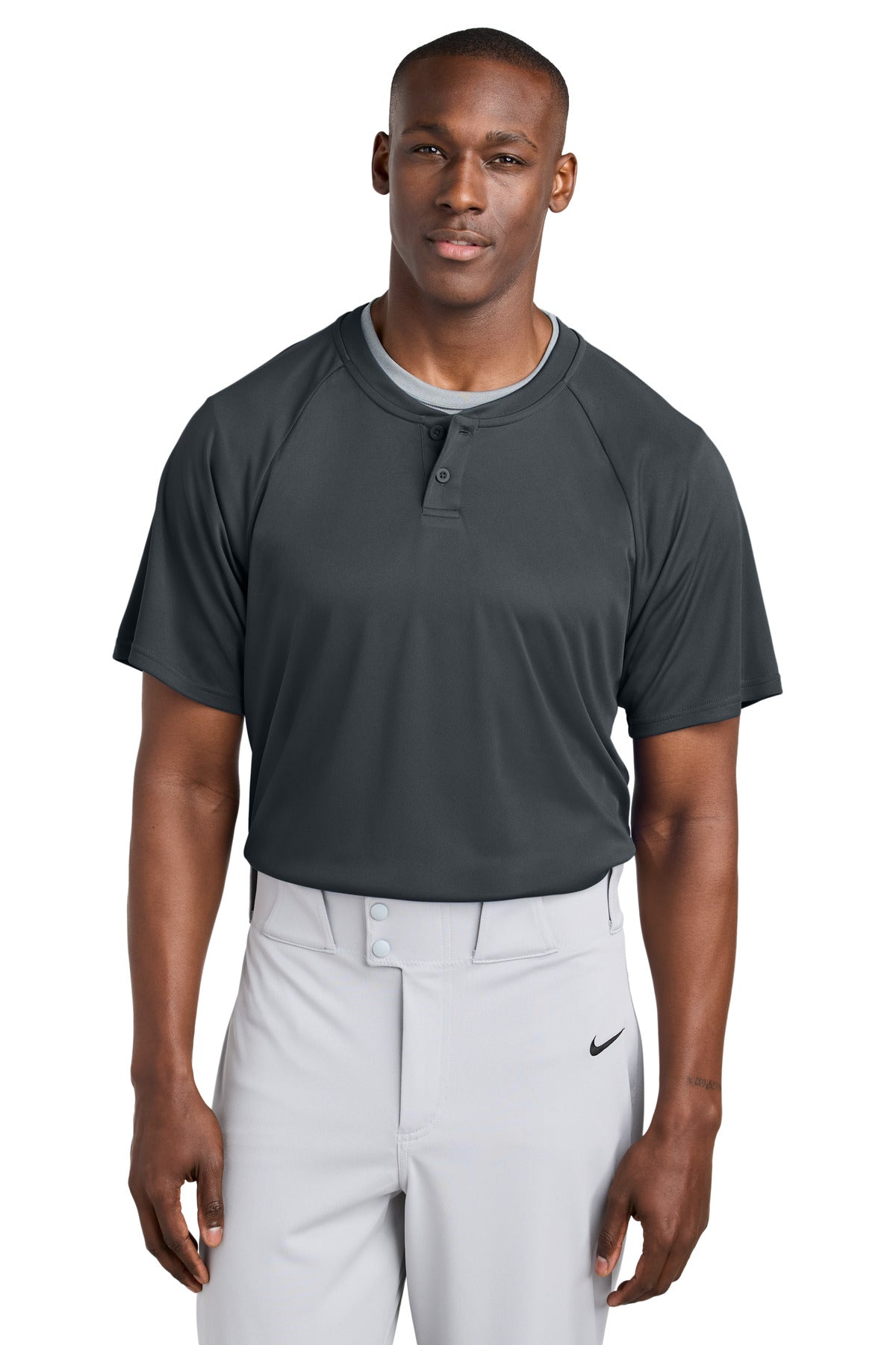 Sport-Tek ST359 PosiCharge Competitor 2-Button Henley