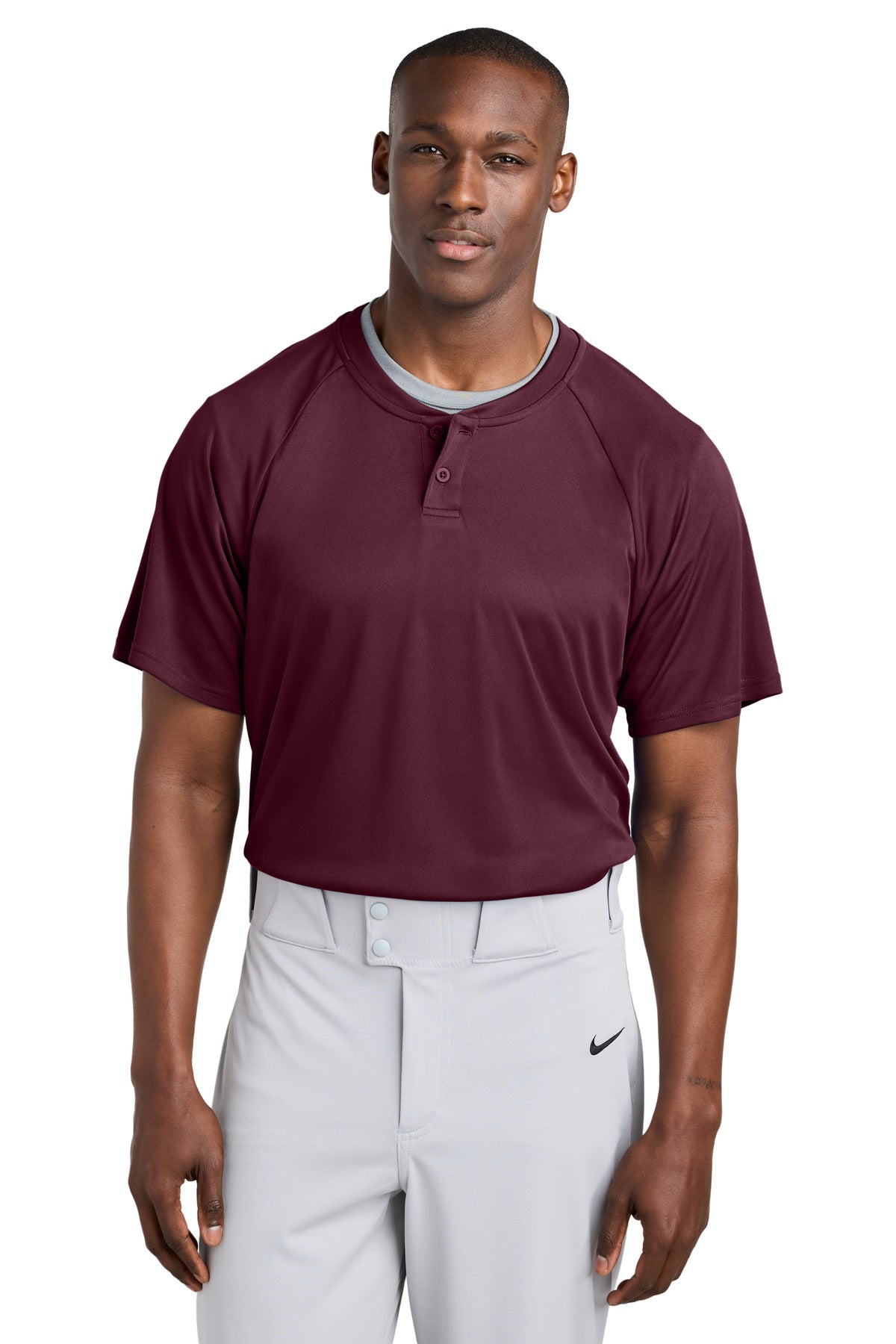 Sport-Tek ST359 PosiCharge Competitor 2-Button Henley