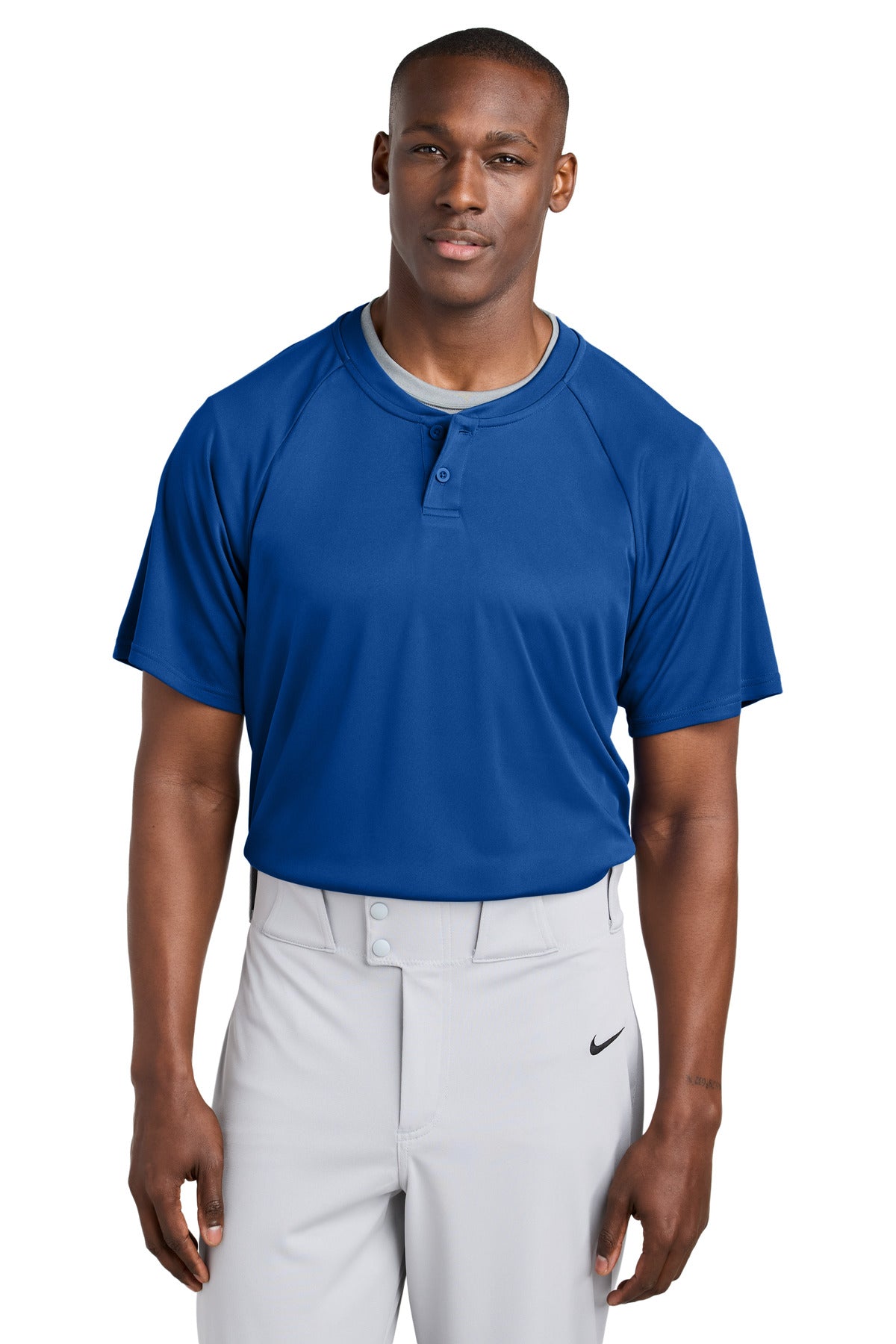 Sport-Tek ST359 PosiCharge Competitor 2-Button Henley