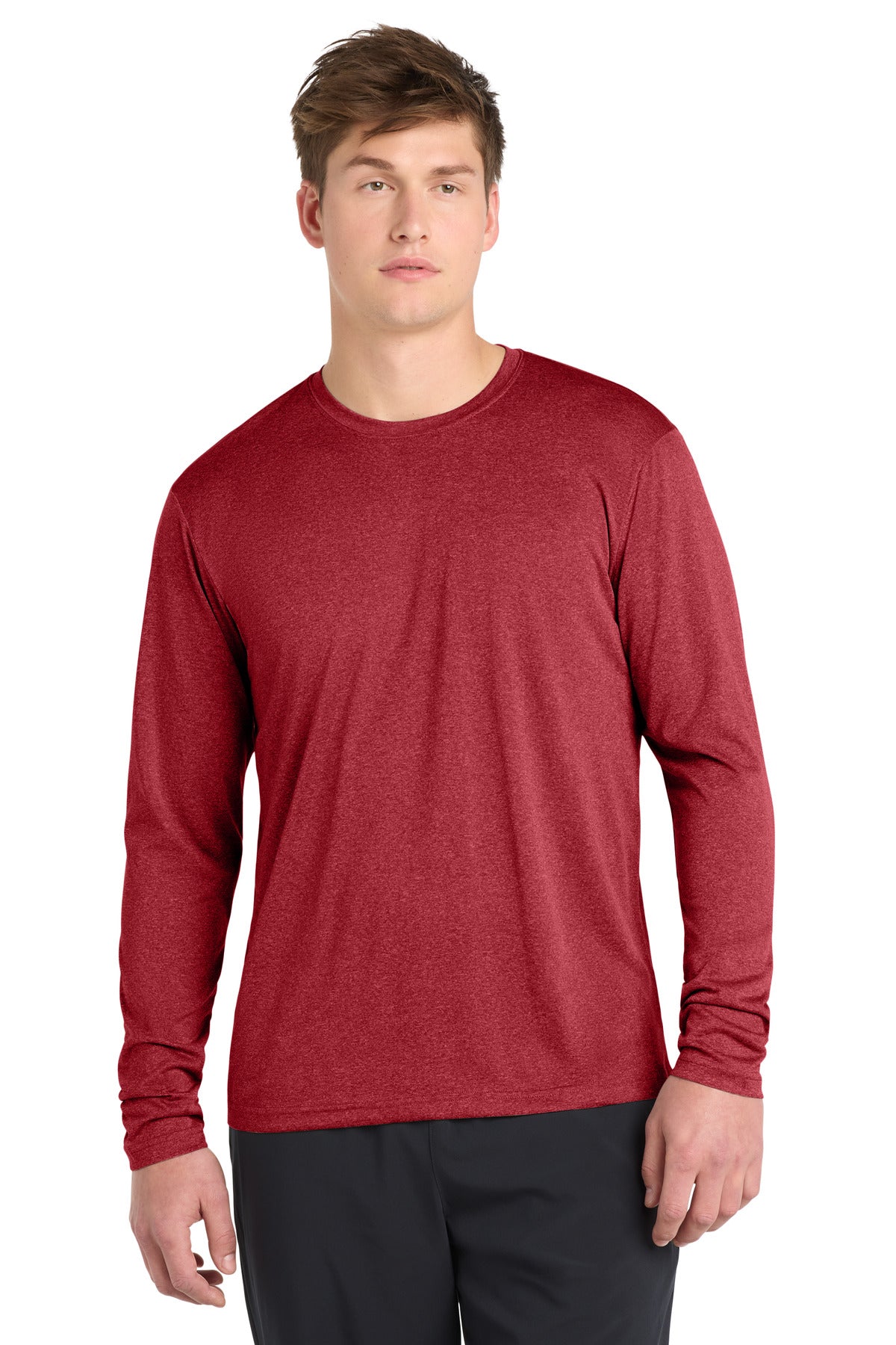 Sport-Tek ST360LS Long Sleeve Heather Contender Tee