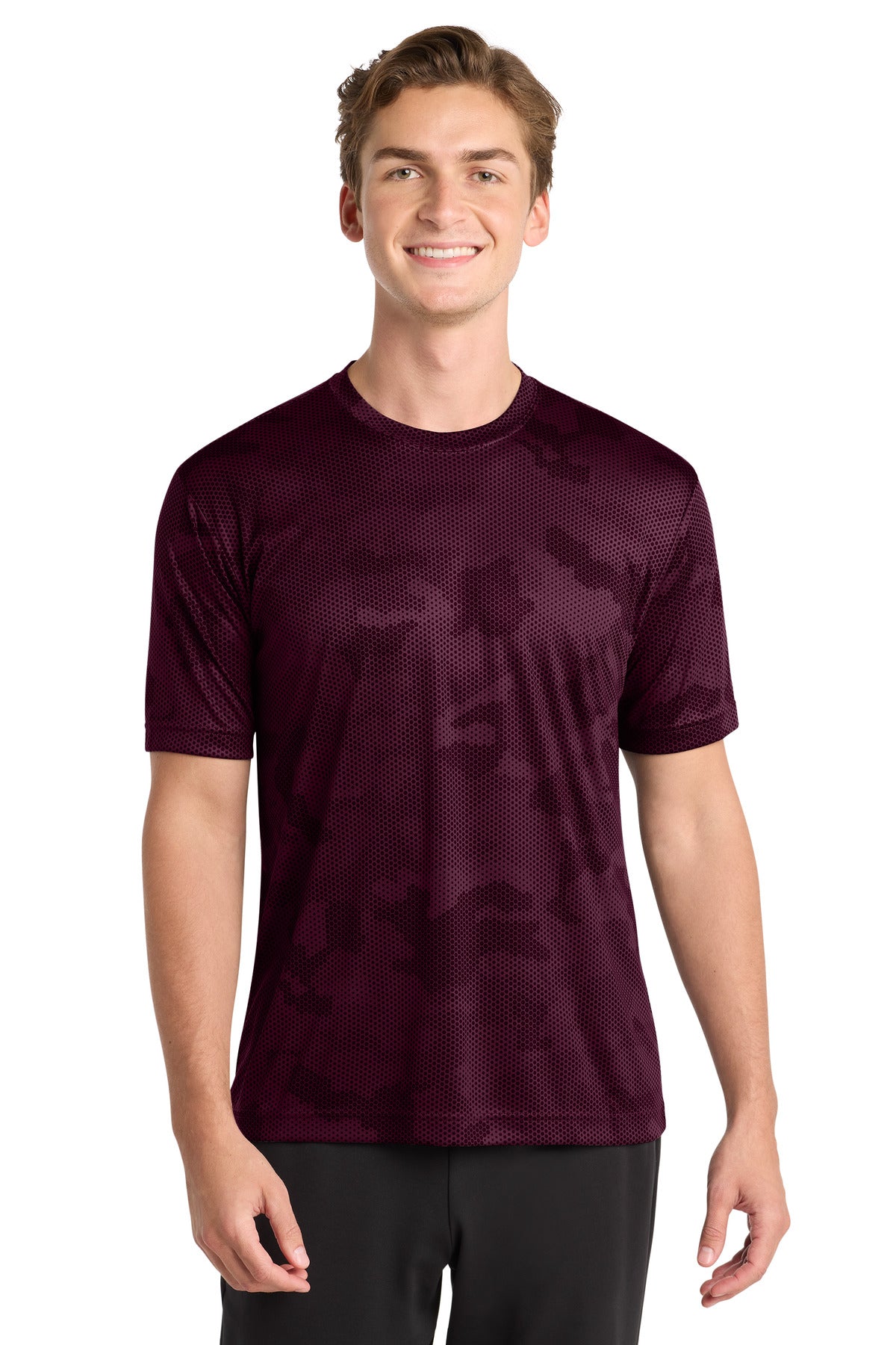 Sport-Tek ST370 CamoHex Tee.