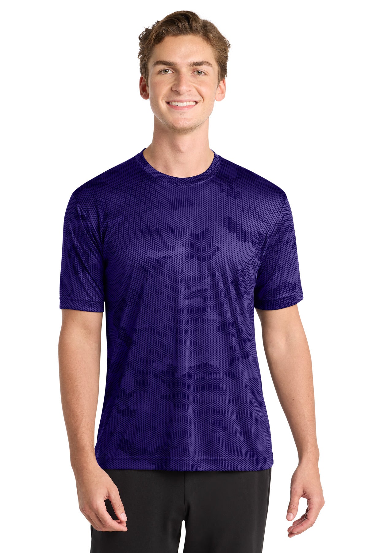 Sport-Tek ST370 CamoHex Tee.