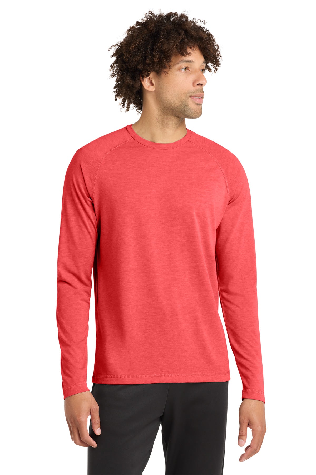 Sport-Tek ST400LS PosiCharge Long Sleeve Tri-Blend Wicking Raglan Tee