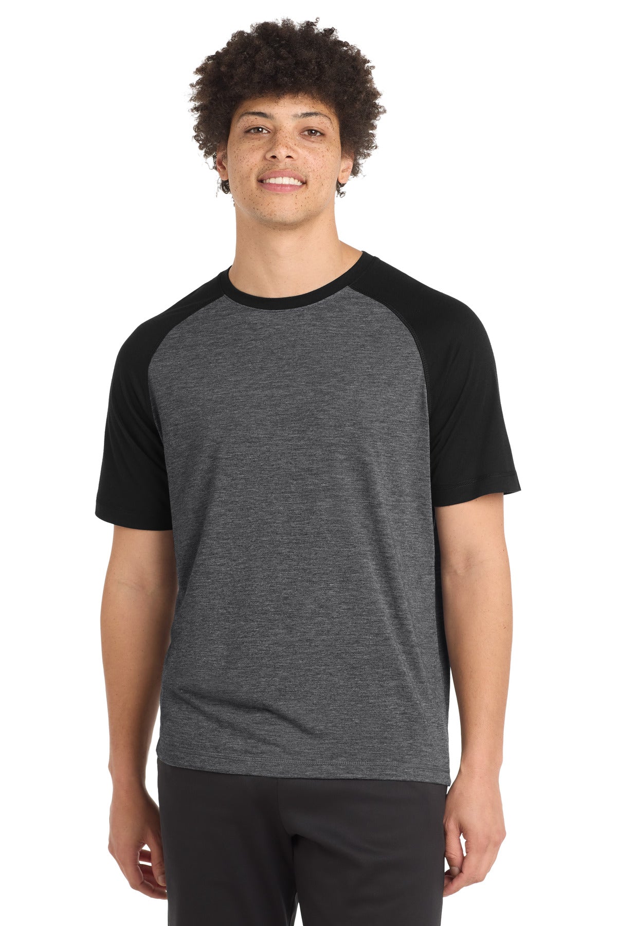 Sport-Tek ® PosiCharge ® Tri-Blend Wicking Raglan Tee. ST400 - Sport-Tek ST400