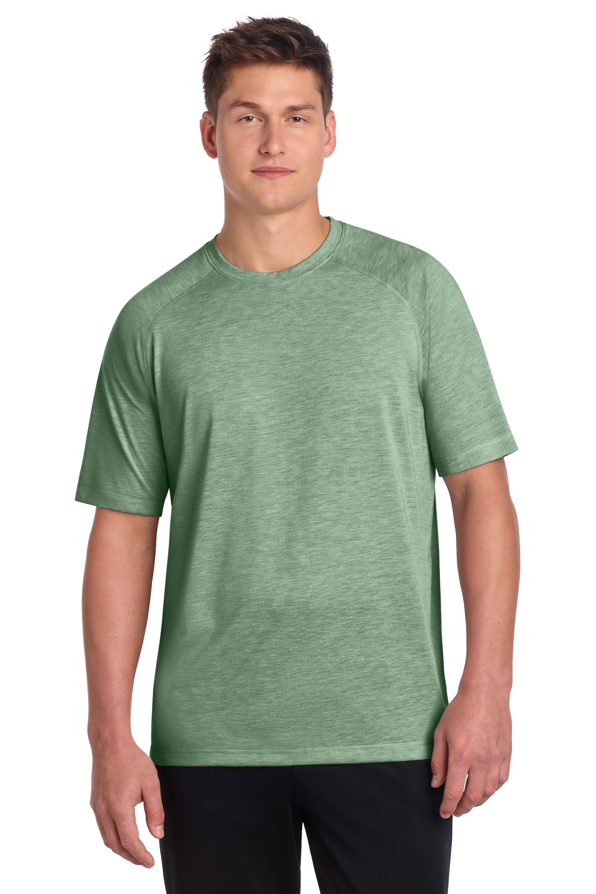 Sport-Tek ® PosiCharge ® Tri-Blend Wicking Raglan Tee. ST400 - Sport-Tek ST400