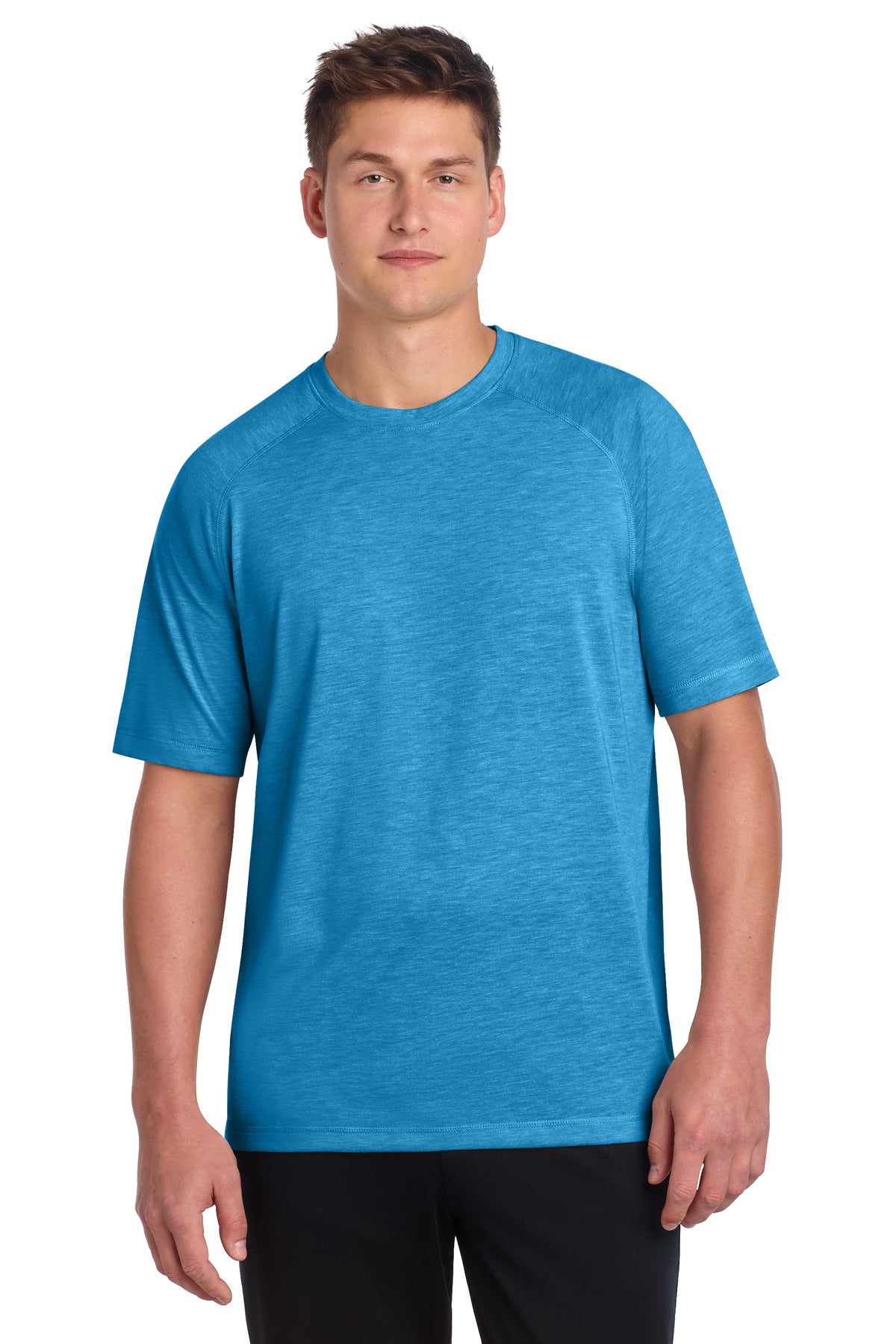 Sport-Tek ® PosiCharge ® Tri-Blend Wicking Raglan Tee. ST400 - Sport-Tek ST400