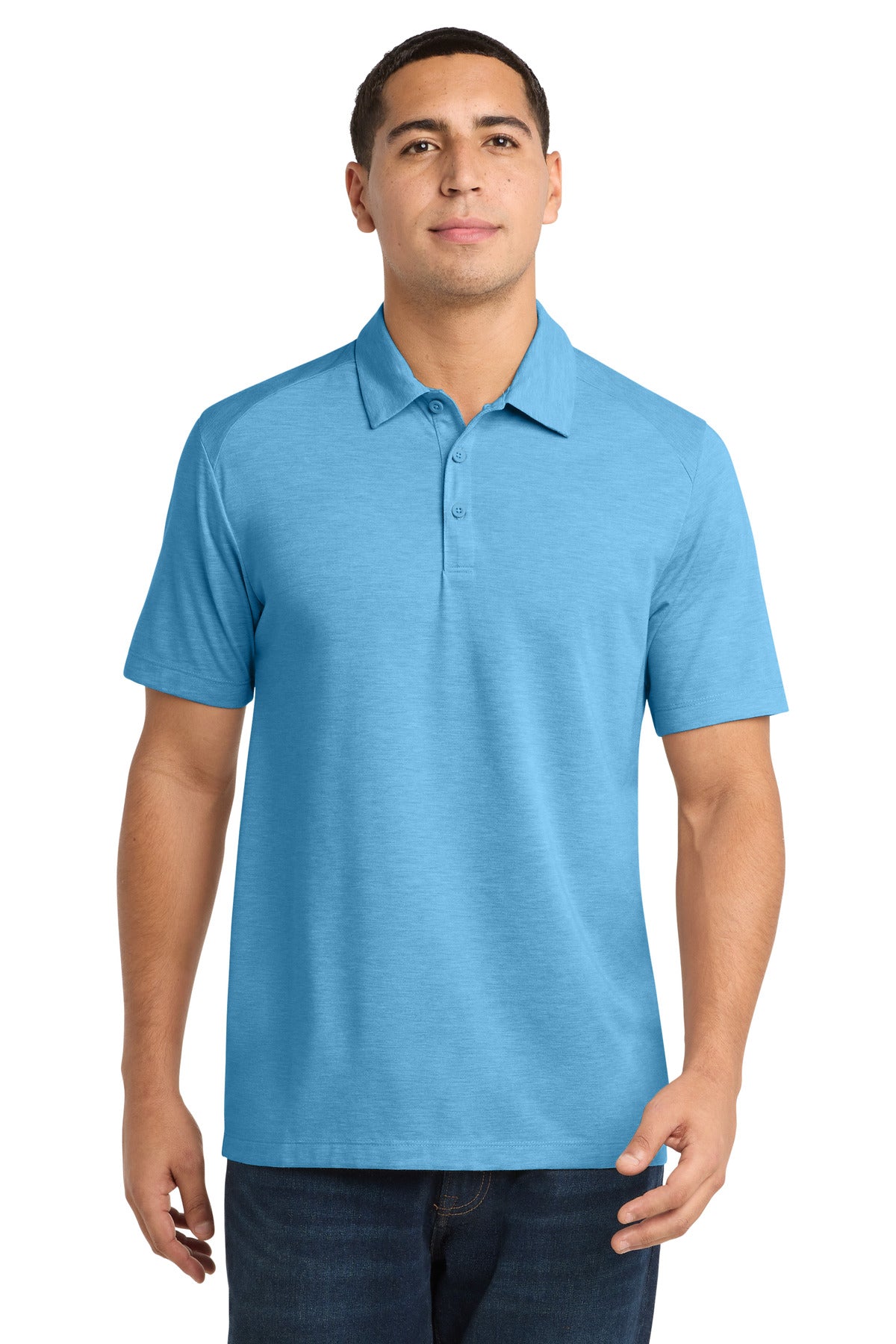 Sport-Tek ® PosiCharge ® Tri-Blend Wicking Polo. ST405 - Sport-Tek ST405