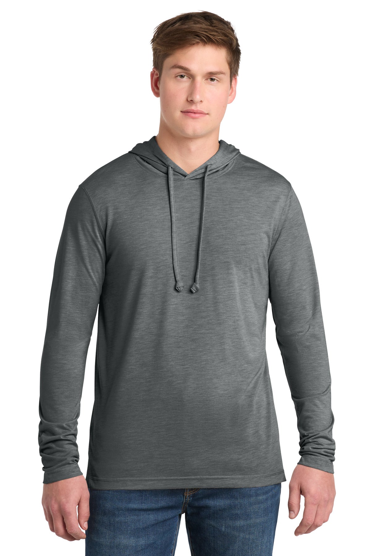 Sport-Tek ® PosiCharge ® Tri-Blend Wicking Long Sleeve Hoodie ST406 - Sport-Tek ST406