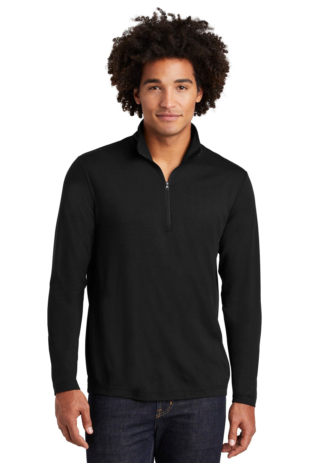 Sport-Tek ® PosiCharge ® Tri-Blend Wicking 1/4-Zip Pullover. ST407 - Sport-Tek ST407