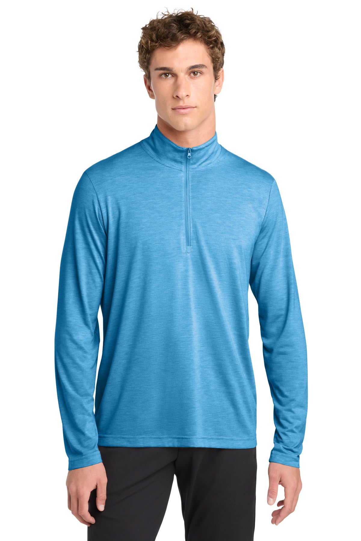 Sport-Tek ST407 PosiCharge Tri-Blend Wicking 1/4-Zip Pullover
