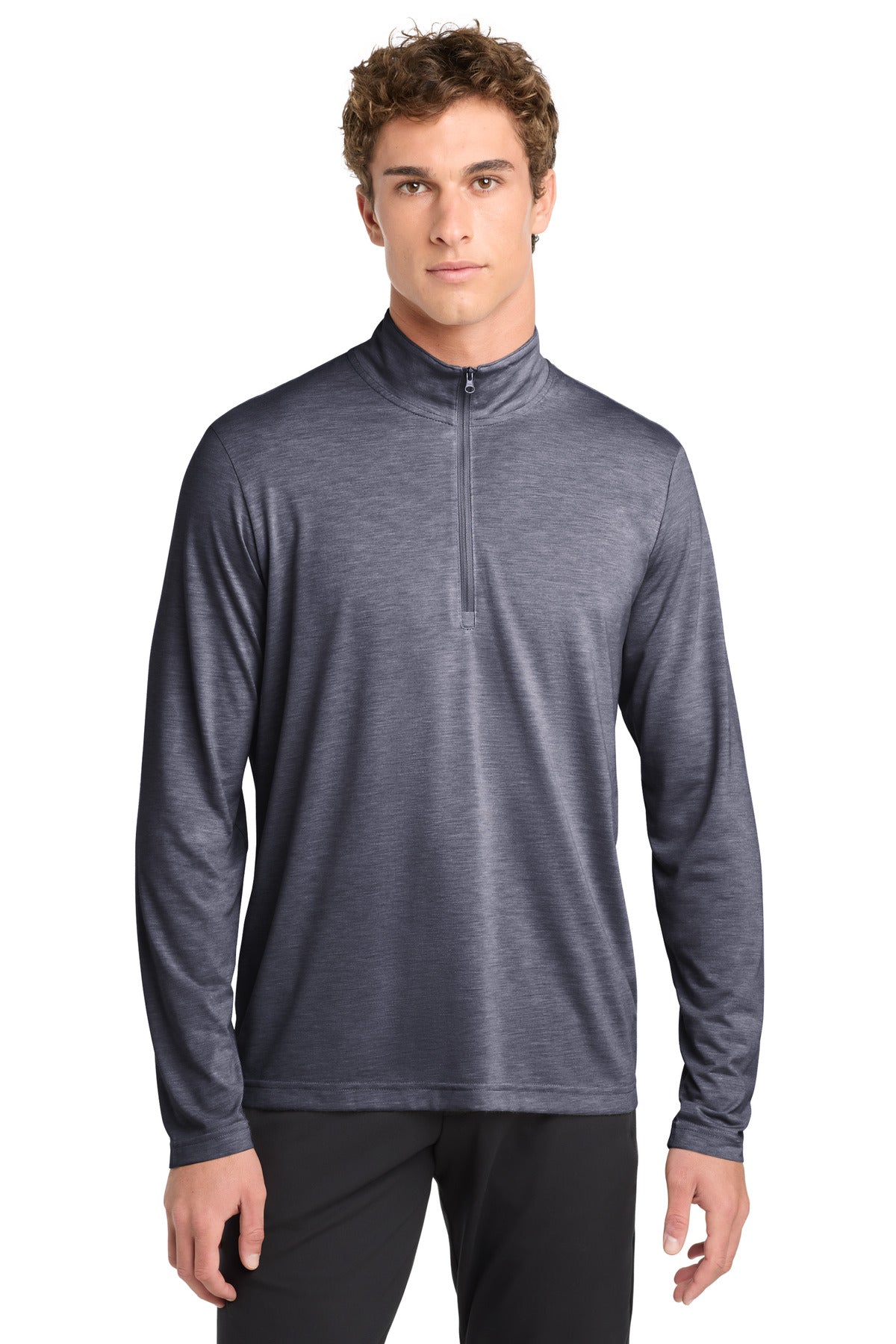Sport-Tek ST407 PosiCharge Tri-Blend Wicking 1/4-Zip Pullover