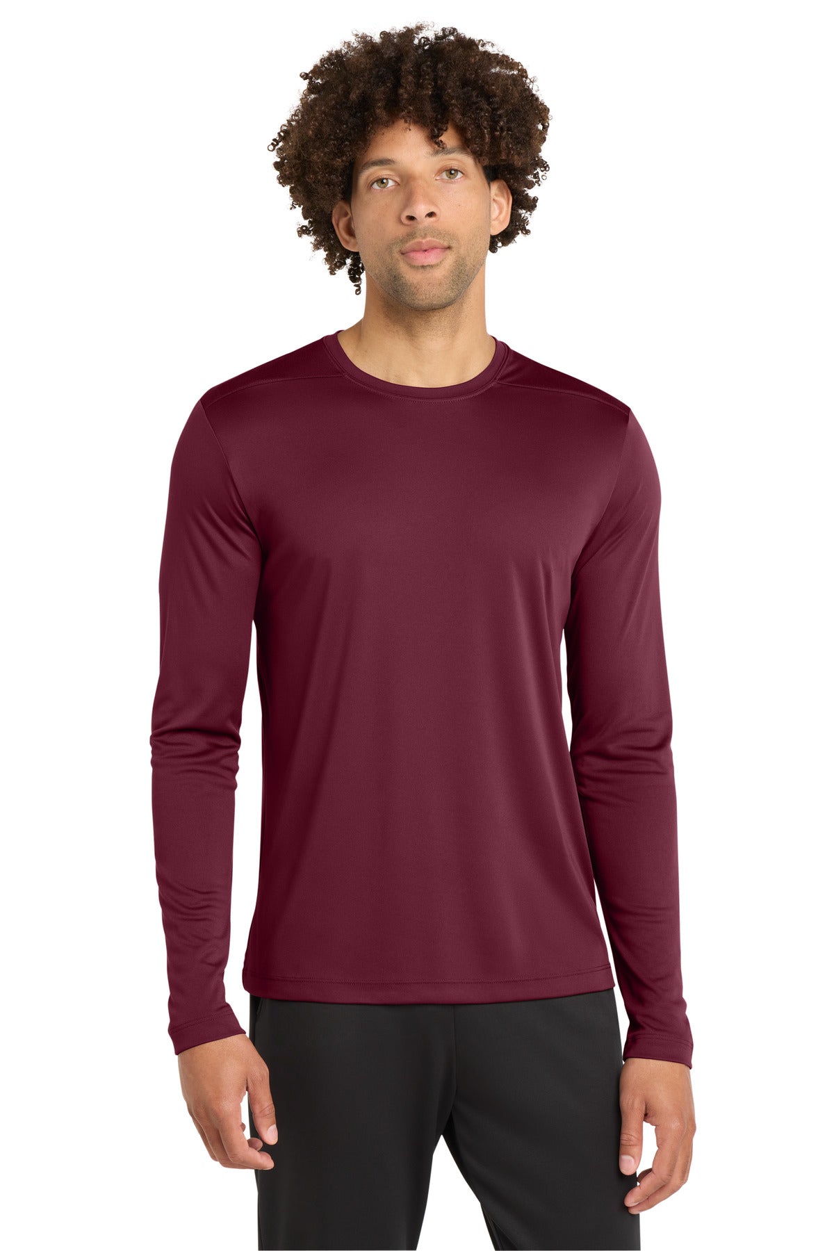 Sport-Tek ST420LS Posi-UV Pro Long Sleeve Tee | UPF 50 Sun Protection Performance Shirt