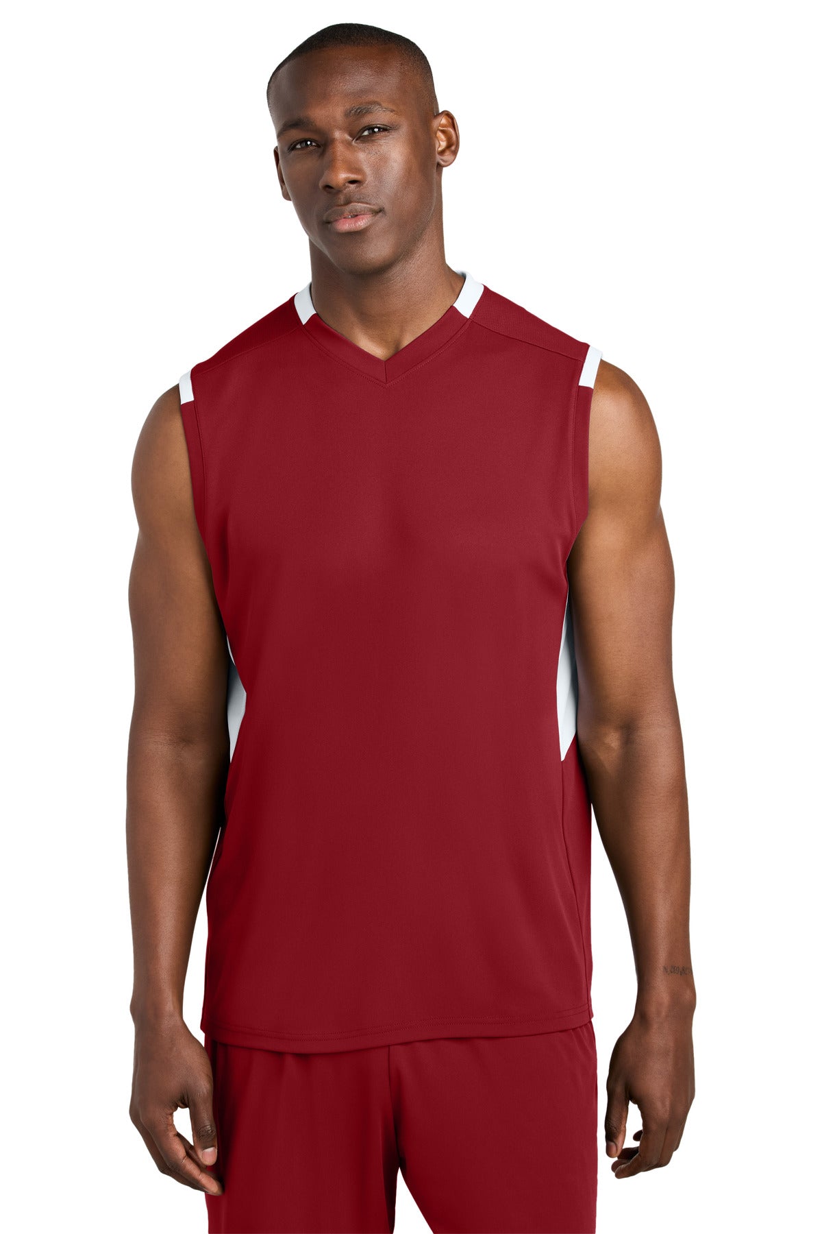 Sport-Tek ST441 Club Sleeveless V-Neck