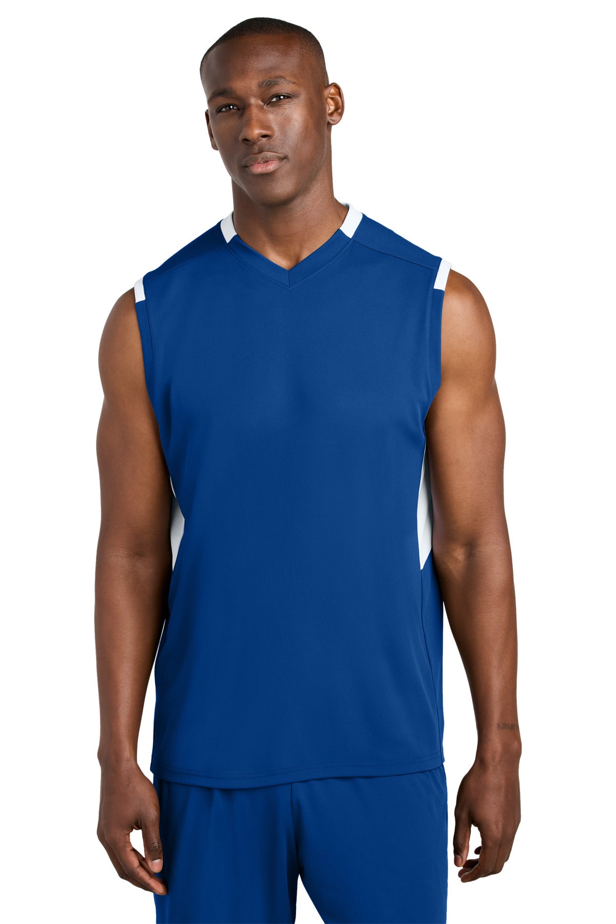 Sport-Tek ST441 Club Sleeveless V-Neck