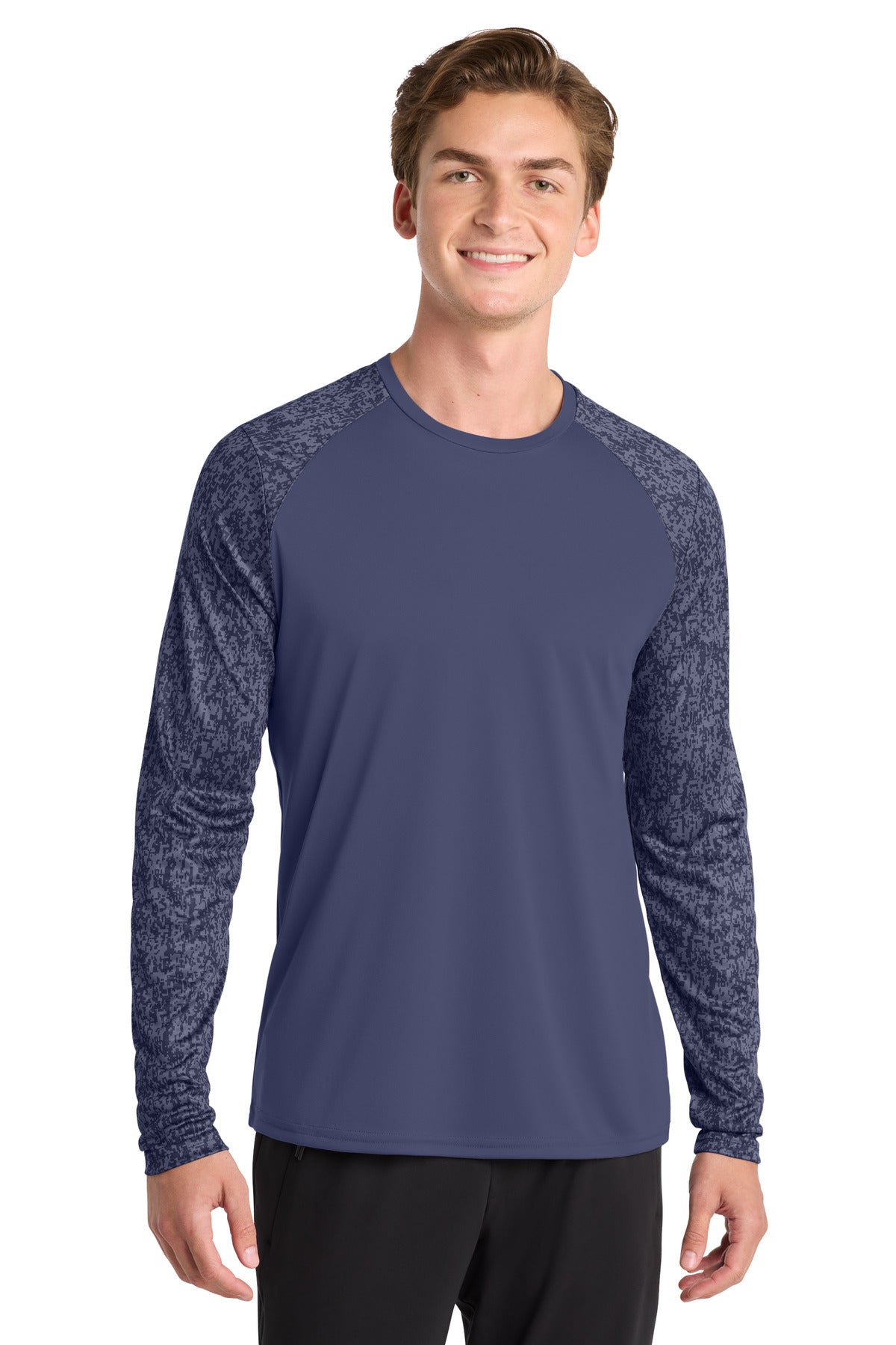 Sport-Tek ST460LS Long Sleeve Digi Camo Tee
