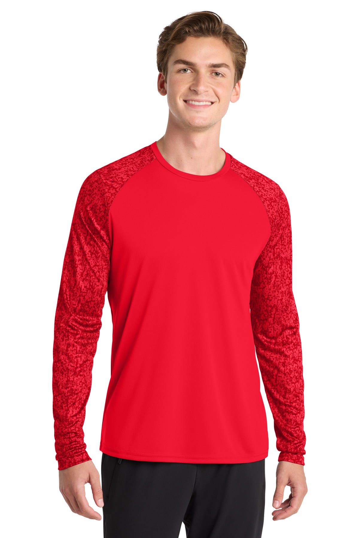 Sport-Tek ® Long Sleeve Digi Camo Tee. ST460LS - Sport-Tek ST460LS