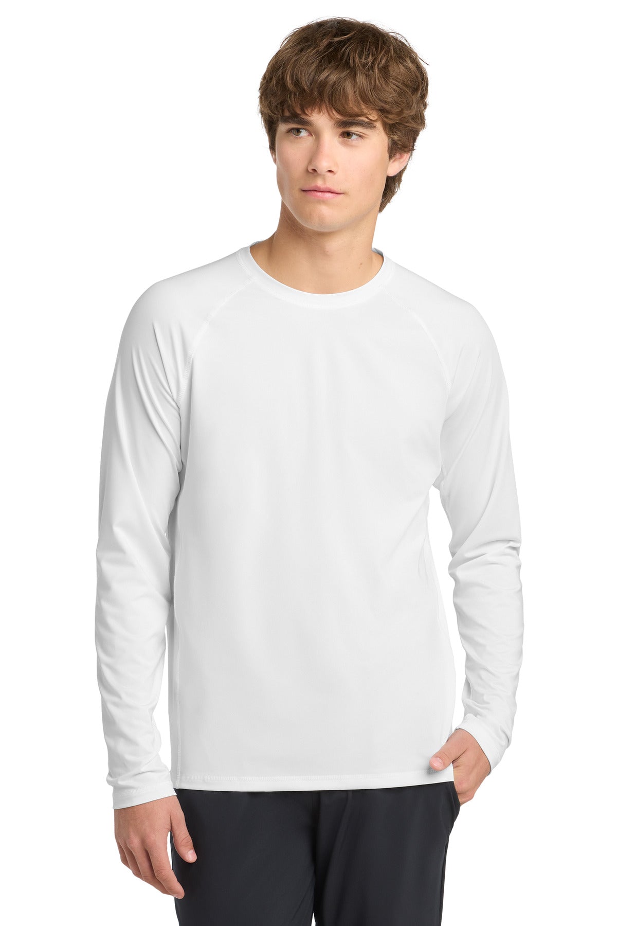 Sport-Tek ® Long Sleeve Rashguard Tee. ST470LS - Sport-Tek ST470LS
