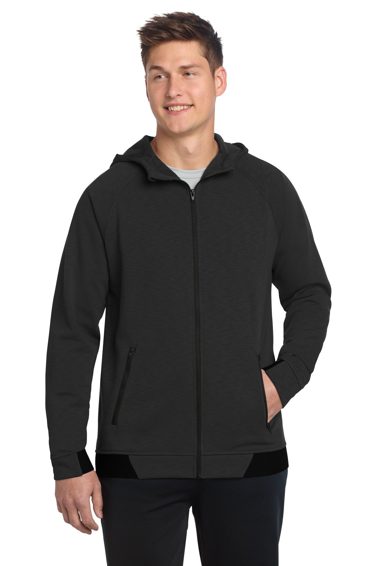 Sport-Tek ST570 PosiCharge Strive Hooded Full-Zip