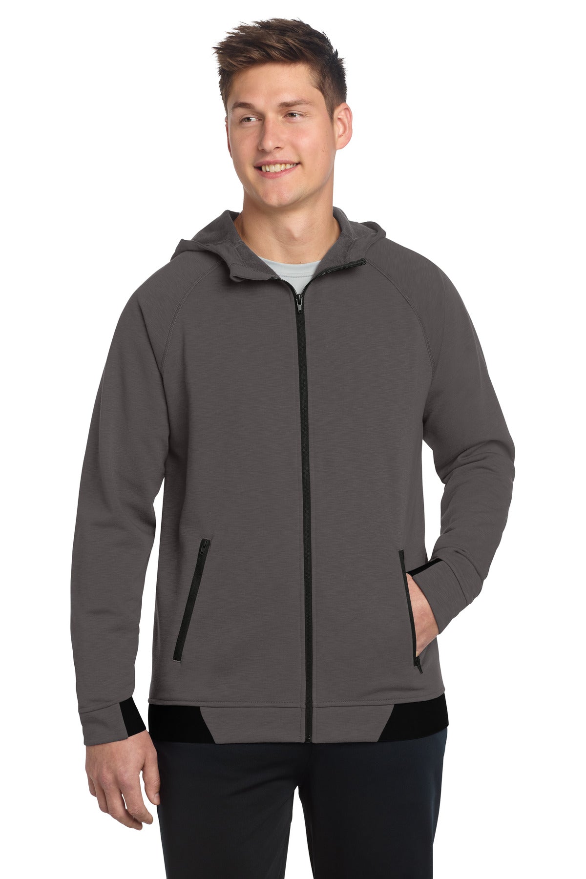 Sport-Tek ST570 PosiCharge Strive Hooded Full-Zip
