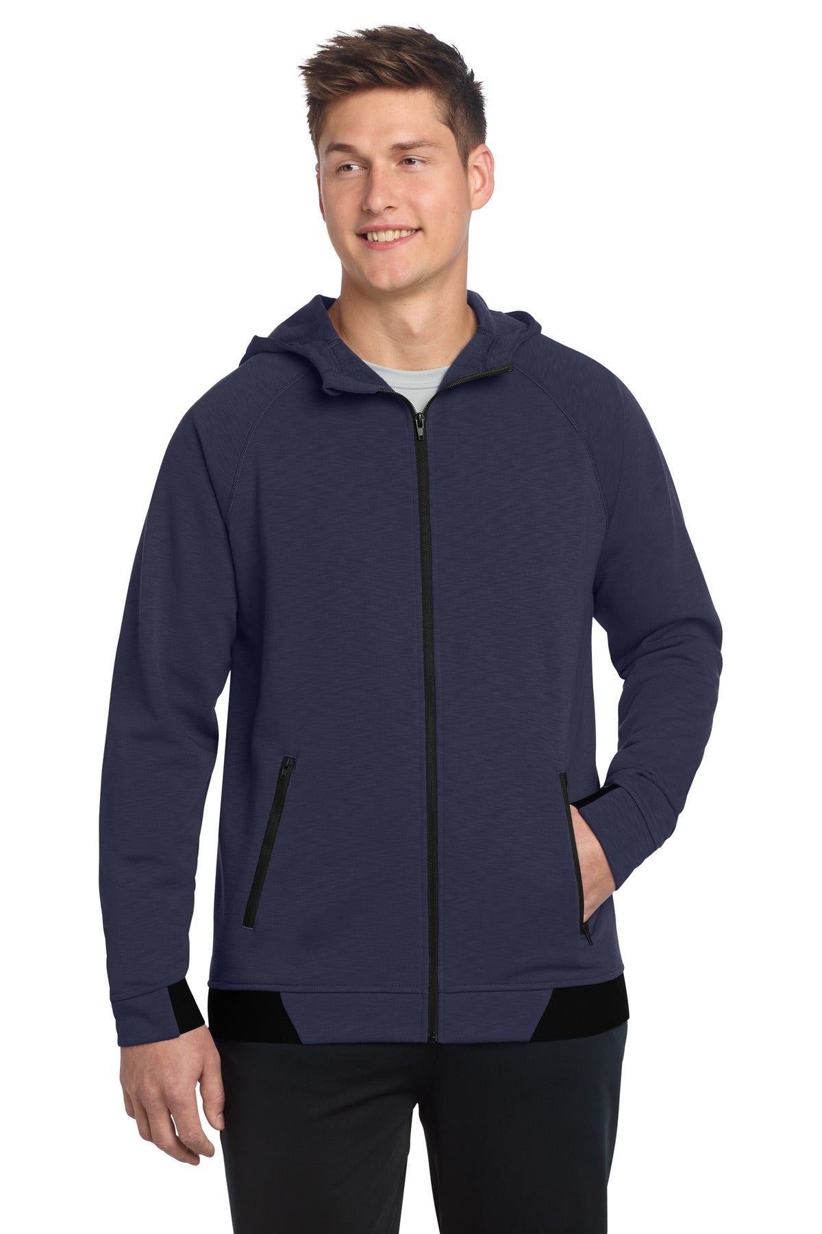Sport-Tek ST570 PosiCharge Strive Hooded Full-Zip