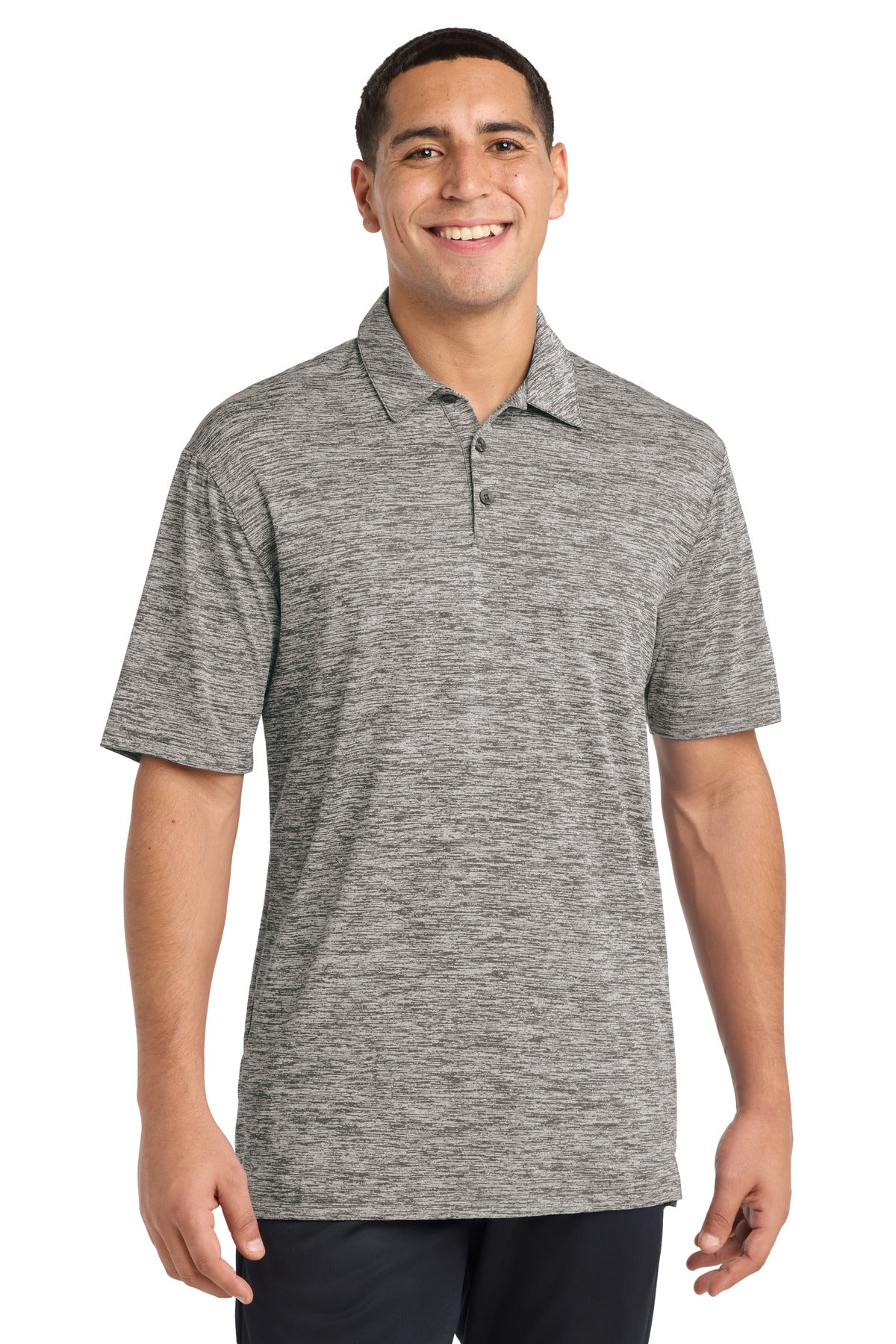 Sport-Tek ST590 PosiCharge Electric Heather Polo
