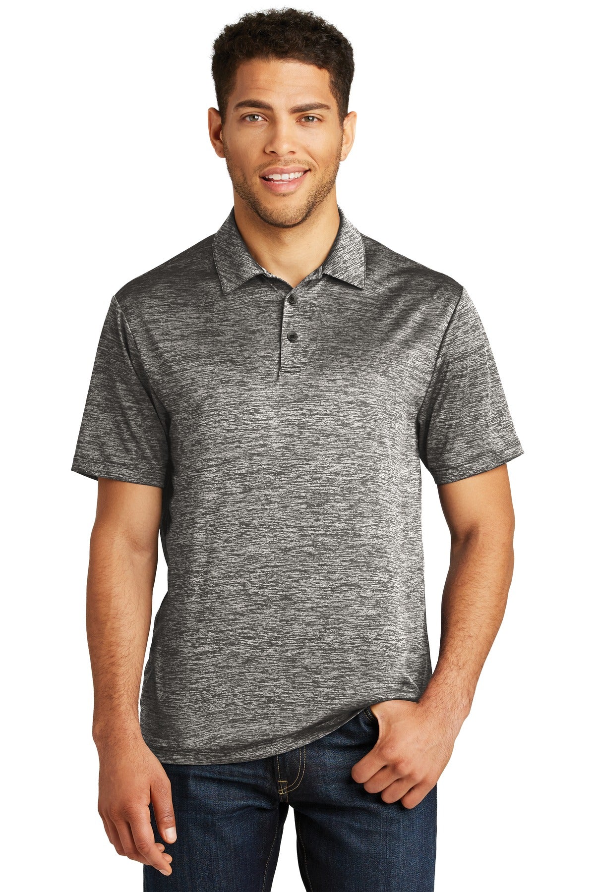 Sport-Tek ® PosiCharge ® Electric Heather Polo. ST590 - Sport-Tek ST590