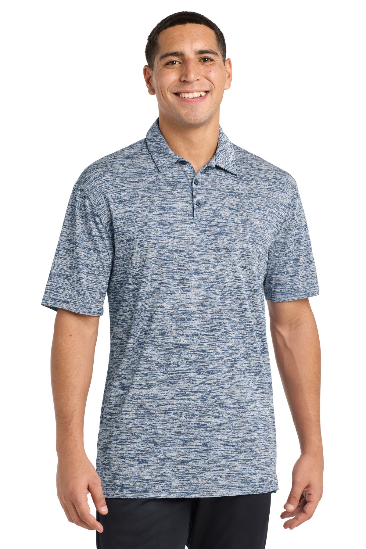 Sport-Tek ST590 PosiCharge Electric Heather Polo