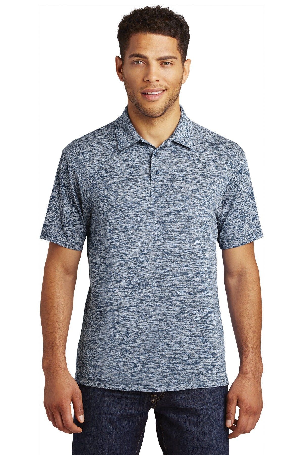 Sport-Tek ® PosiCharge ® Electric Heather Polo. ST590 - Sport-Tek ST590