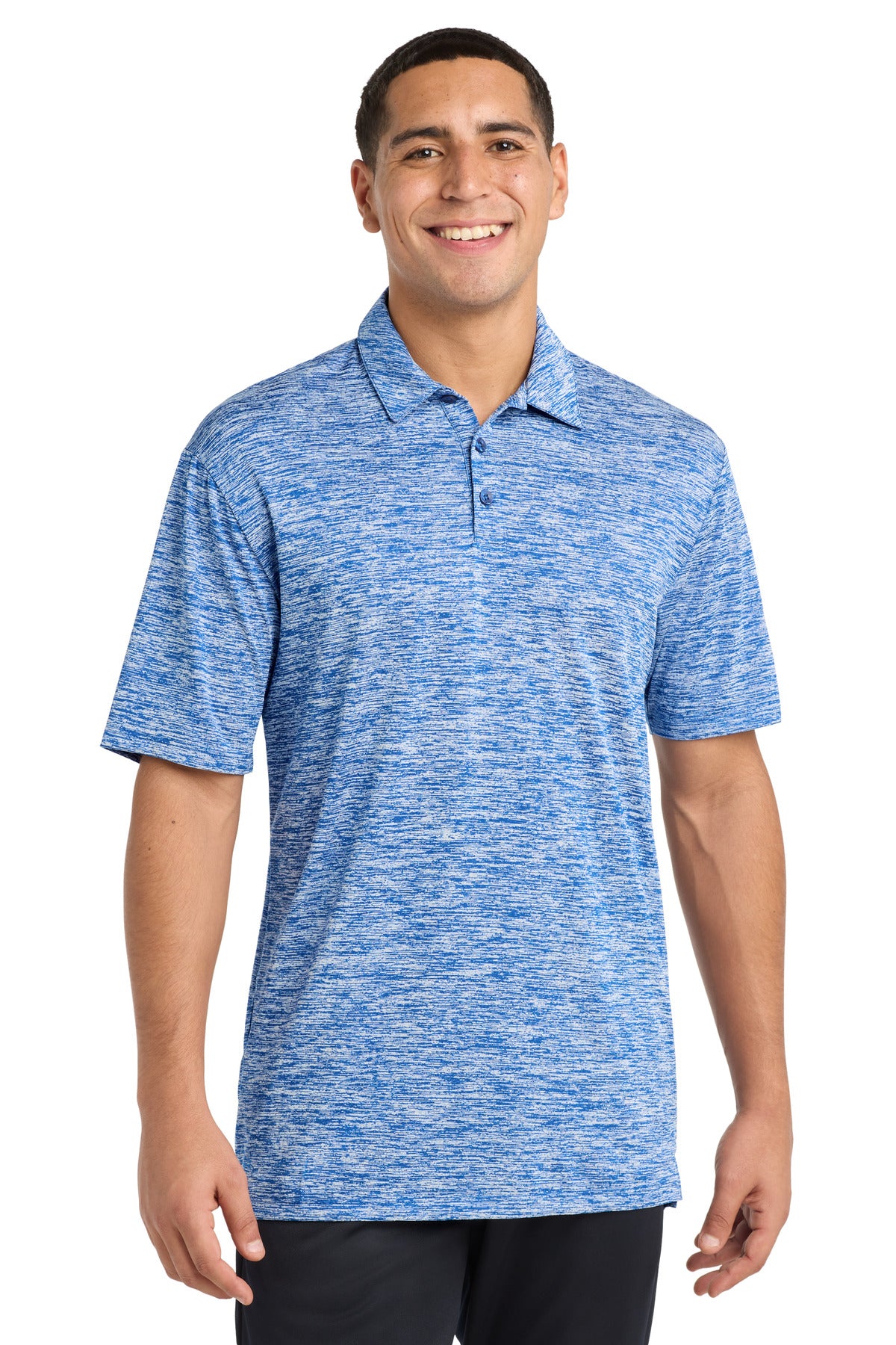 Sport-Tek ST590 PosiCharge Electric Heather Polo