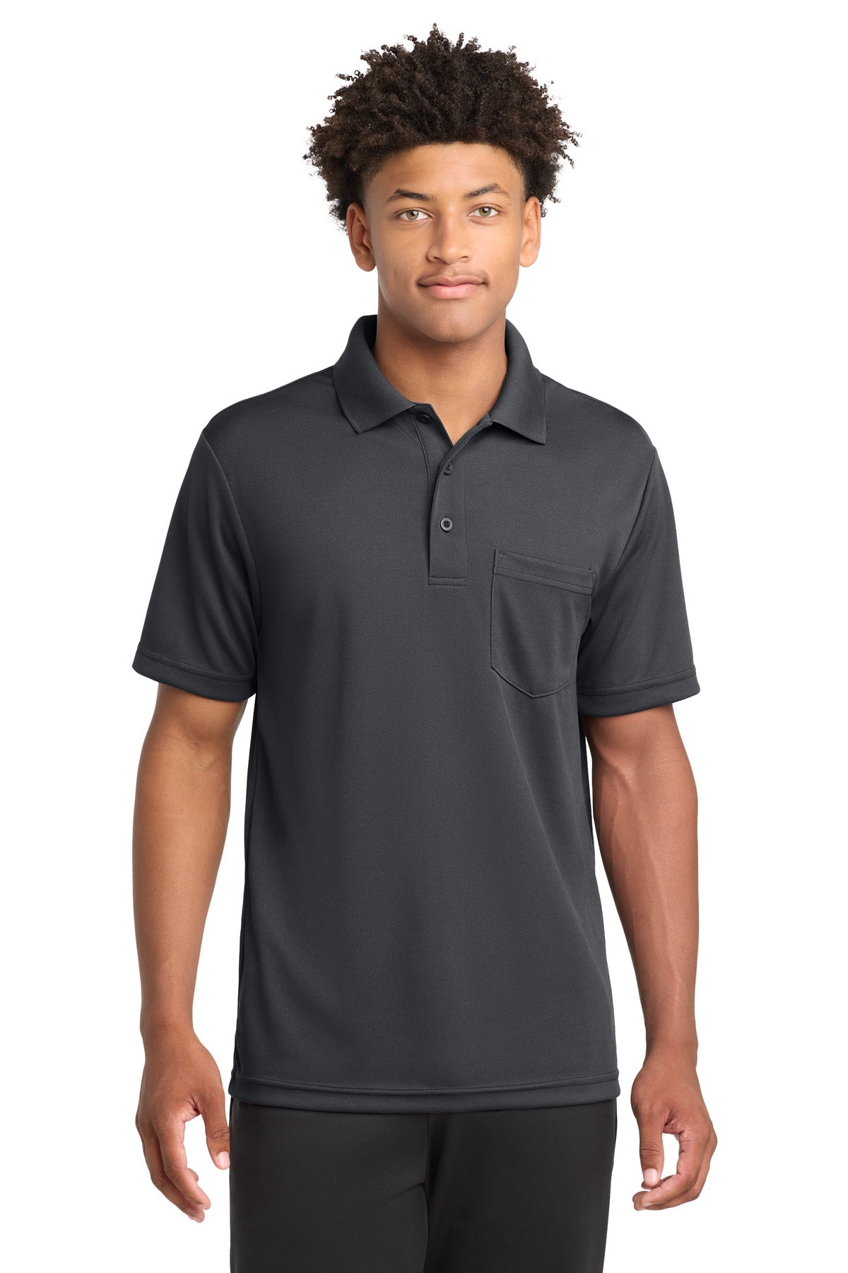 Sport-Tek ® PosiCharge ® RacerMesh ® Pocket Polo. ST640P - Sport-Tek ST640P