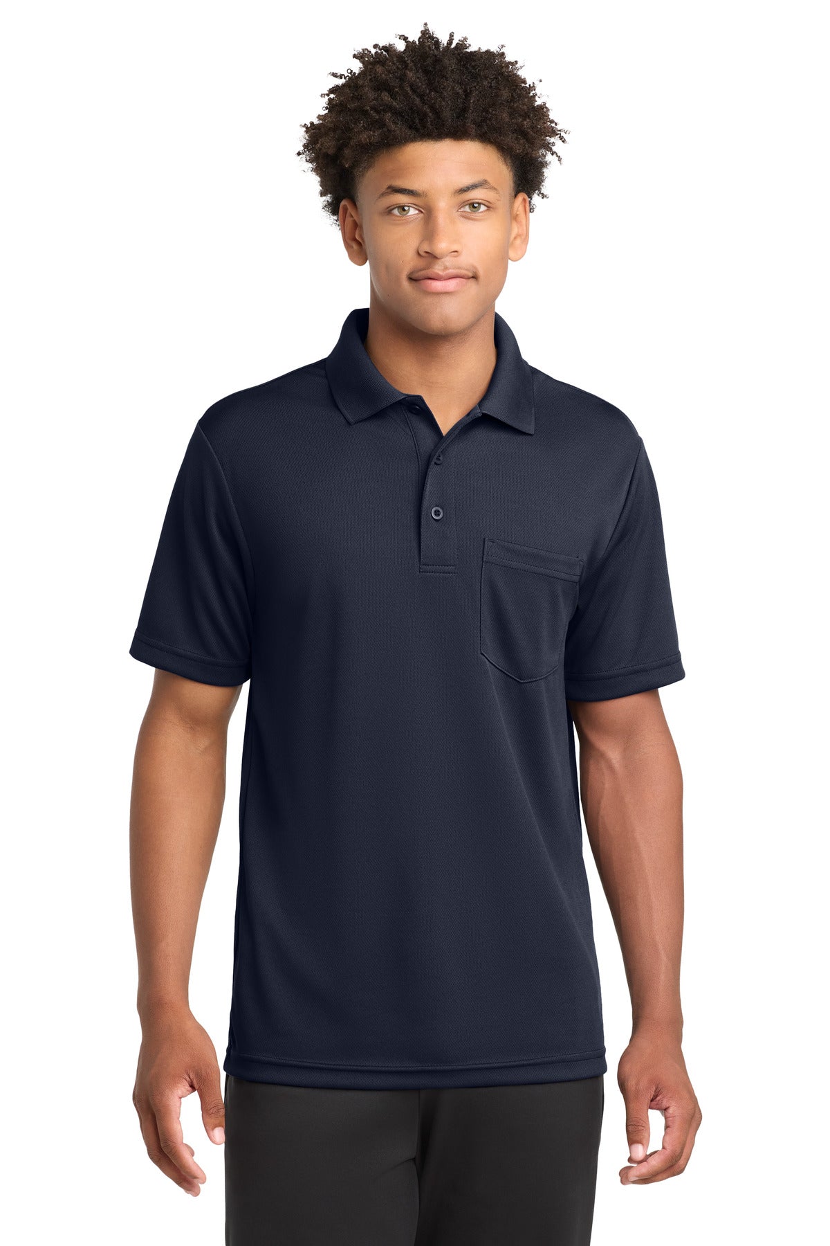 Sport-Tek ® PosiCharge ® RacerMesh ® Pocket Polo. ST640P - Sport-Tek ST640P