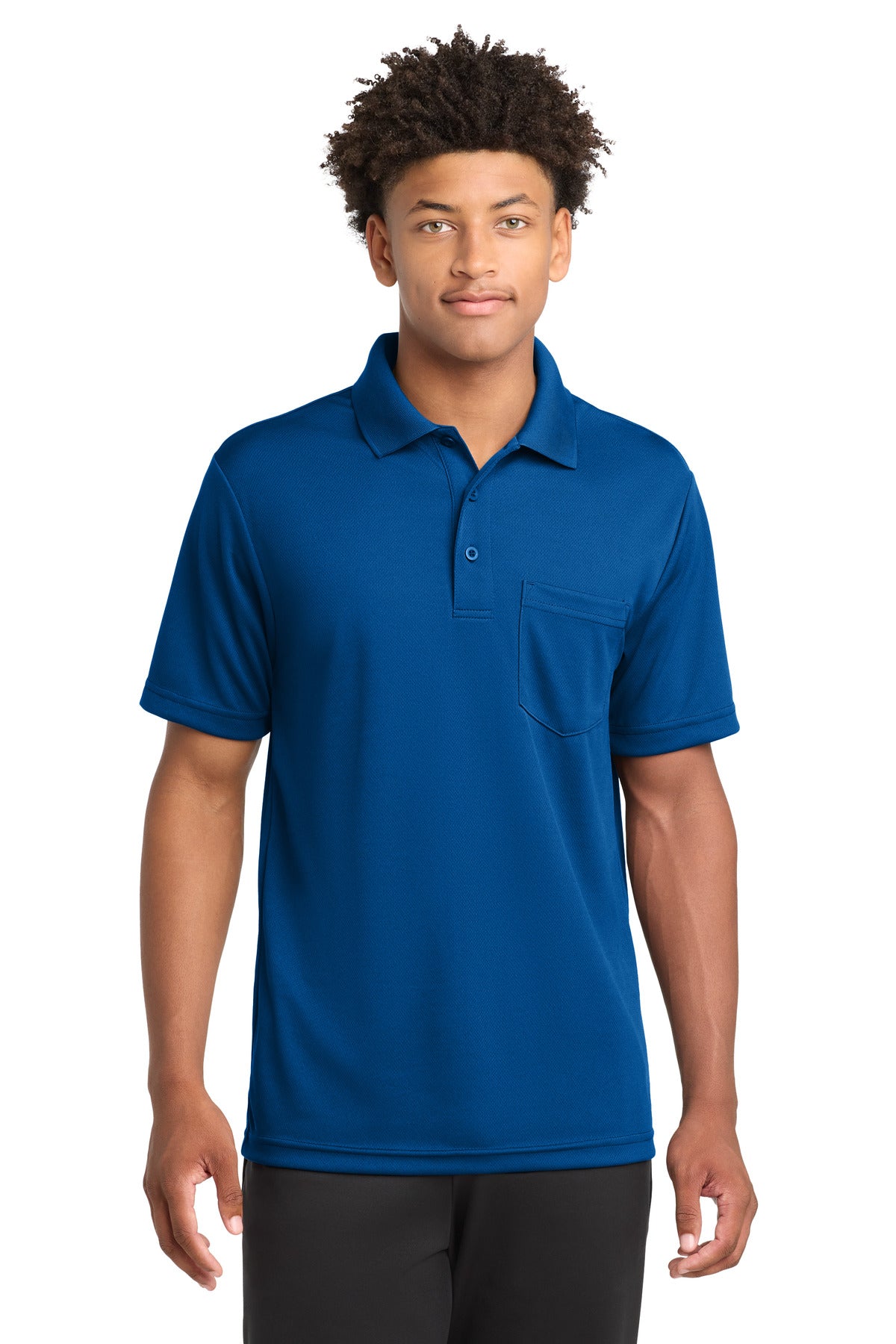 Sport-Tek ® PosiCharge ® RacerMesh ® Pocket Polo. ST640P - Sport-Tek ST640P