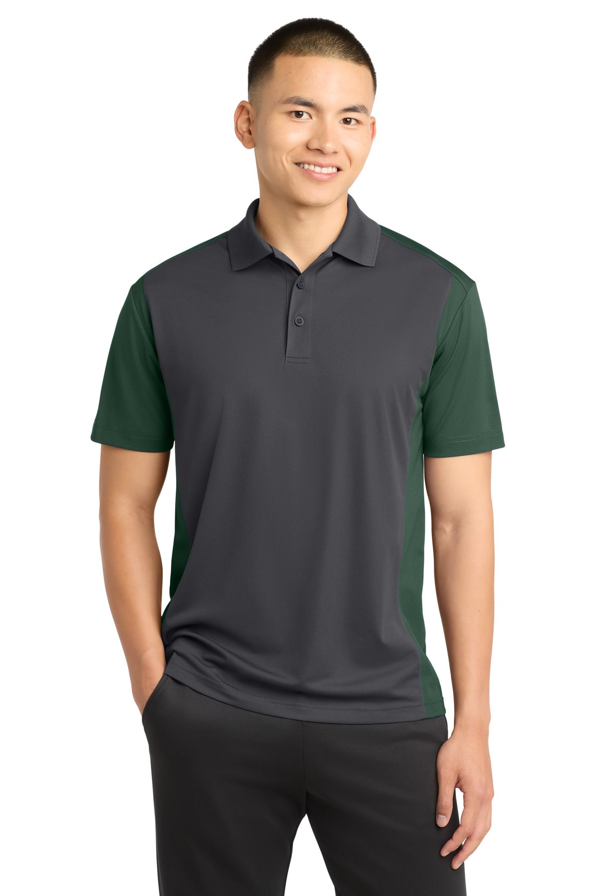 Sport-Tek ST652 Colorblock Micropique Sport-Wick Polo