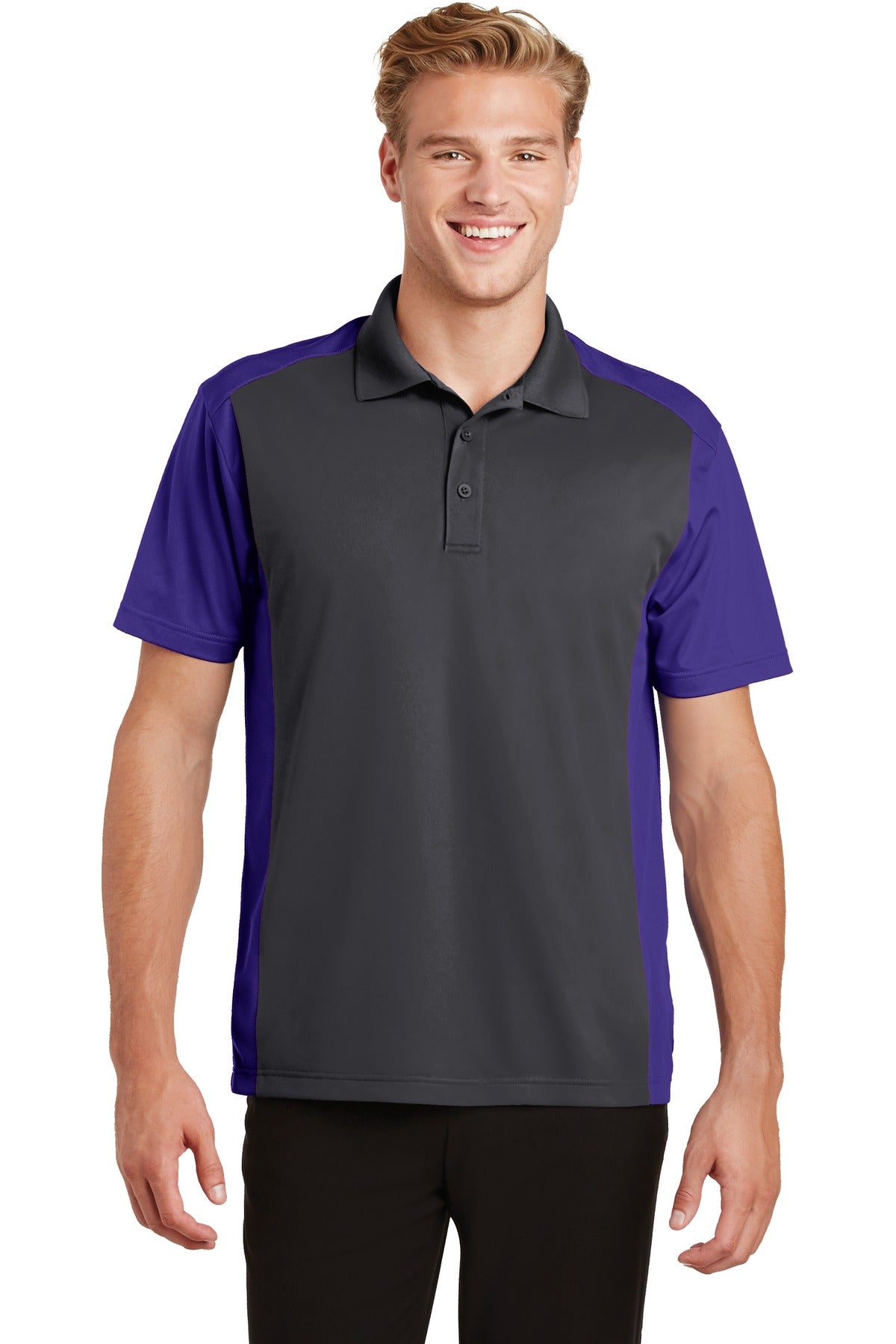 Sport-Tek ® Colorblock Micropique Sport-Wick ® Polo. ST652 - Sport-Tek ST652