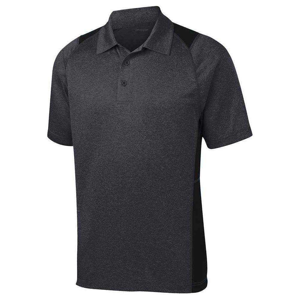 Men's Heather Colorblock Contender Polo DRI-EQUIP