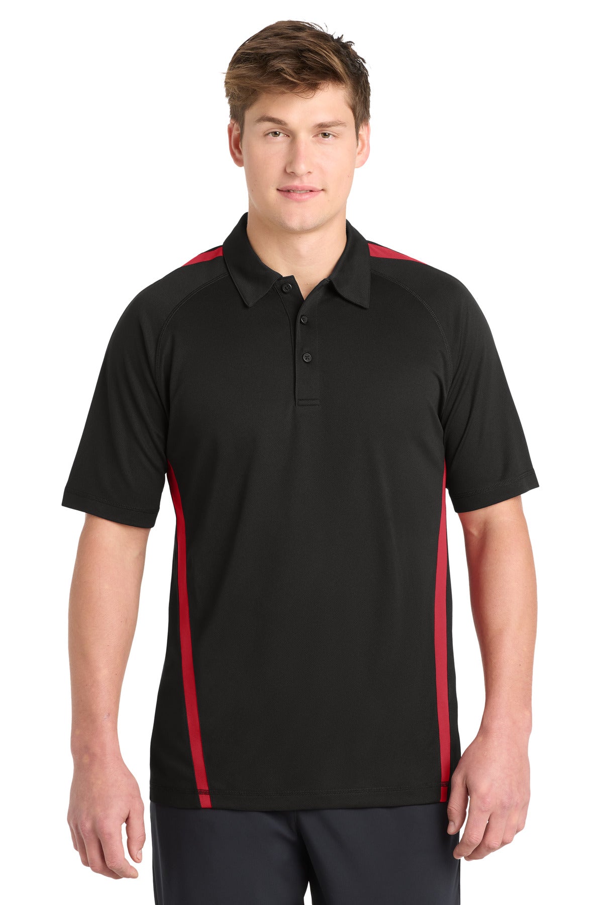 Sport-Tek ST685 PosiCharge Micro-Mesh Colorblock Polo