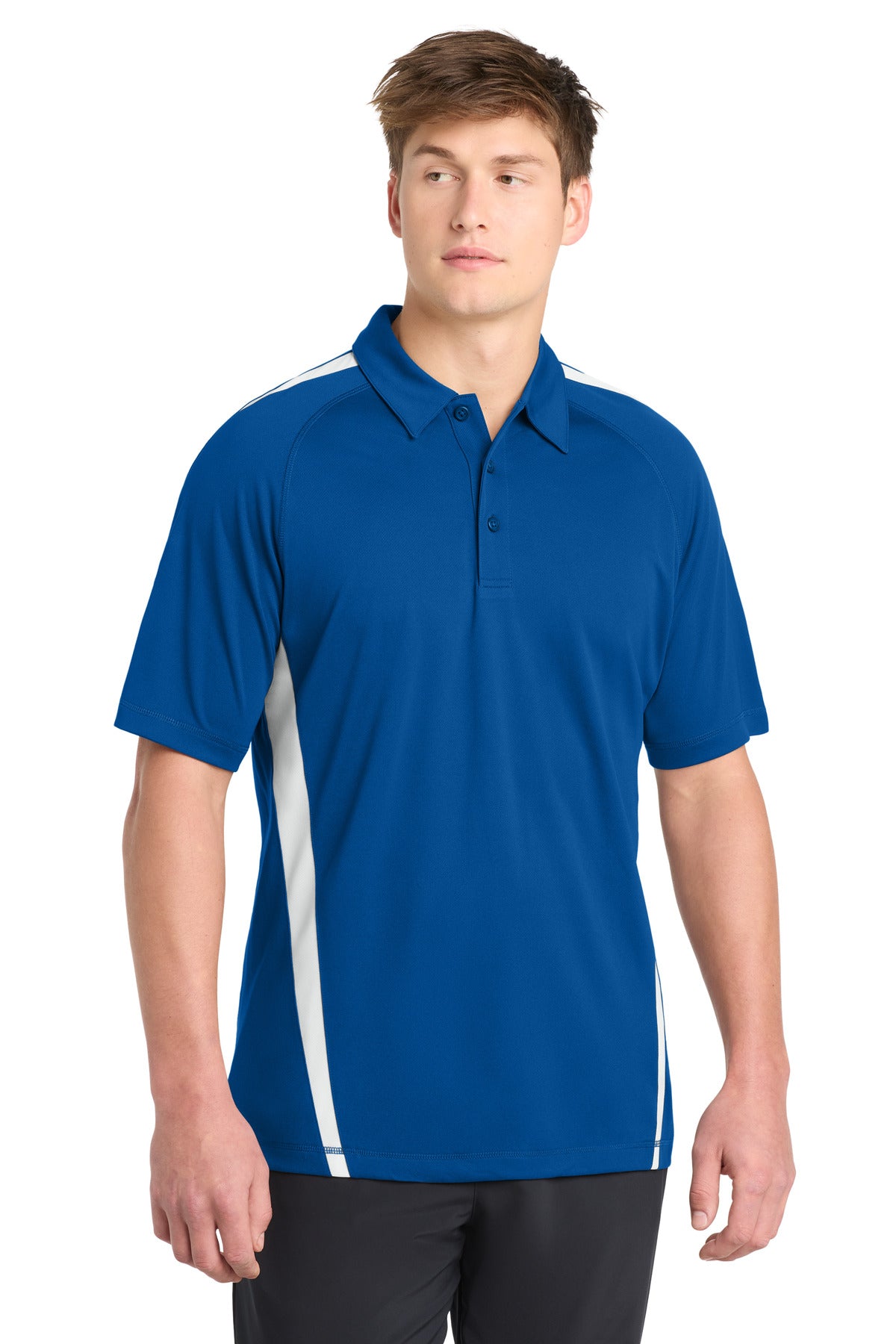 Sport-Tek ® PosiCharge ® Micro-Mesh Colorblock Polo. ST685 - Sport-Tek ST685