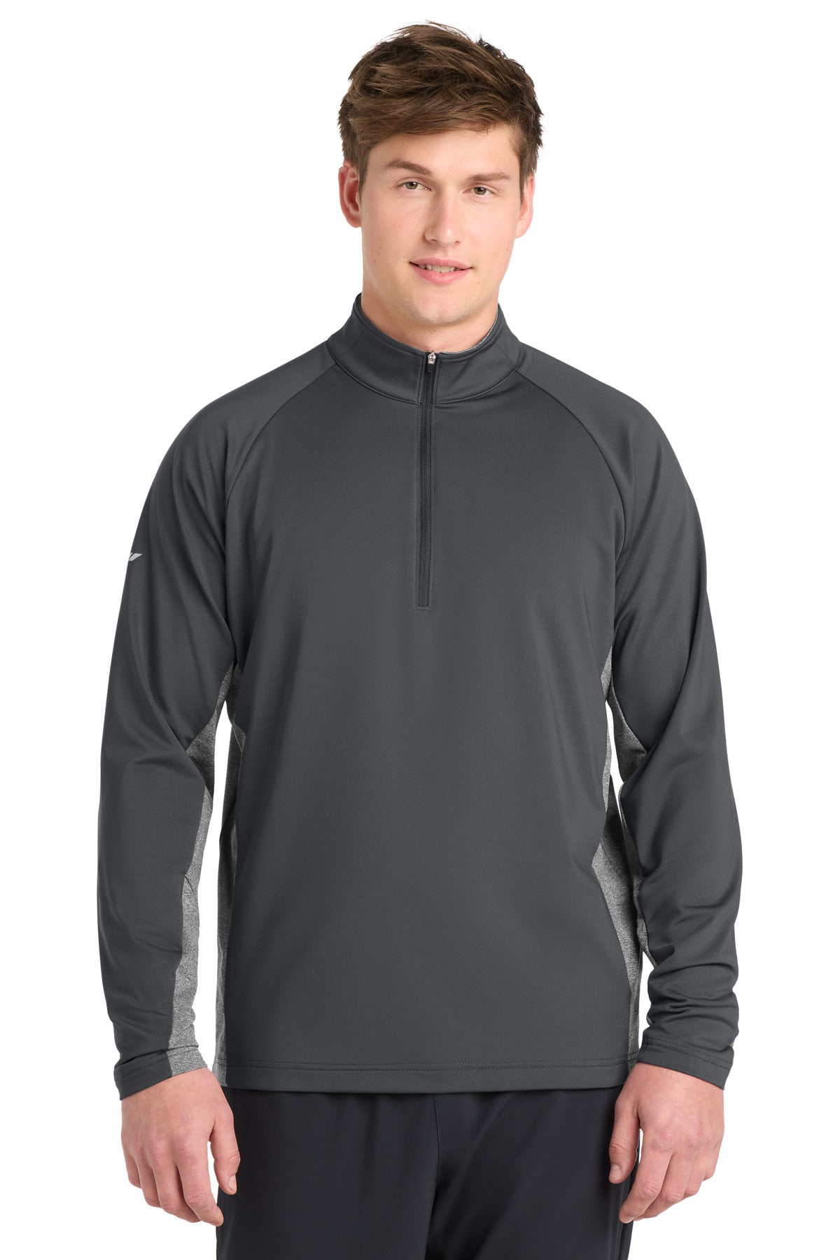 Sport-Tek ST854 Sport-Wick Stretch Contrast 1/4-Zip Pullover