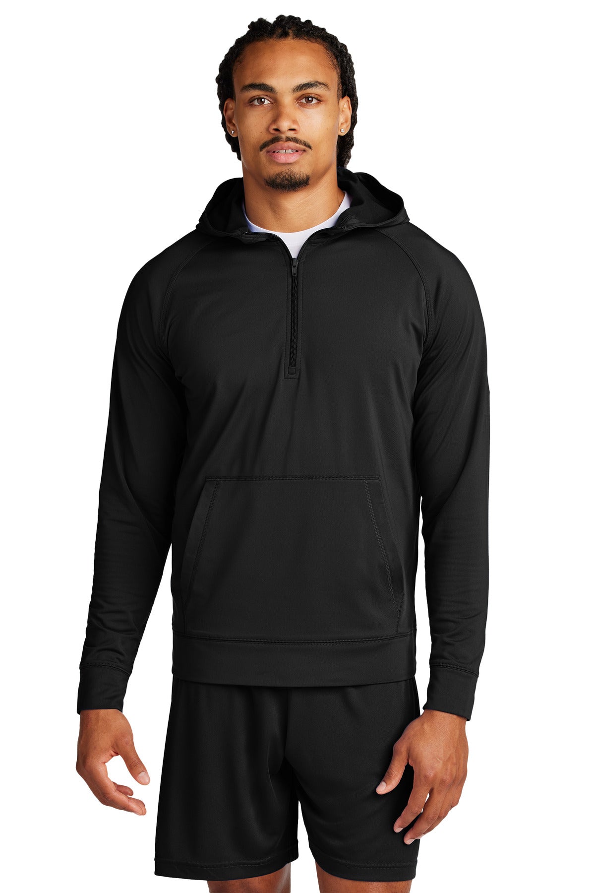Sport-Tek ST856 Sport-Wick Stretch 1/2-Zip Hoodie
