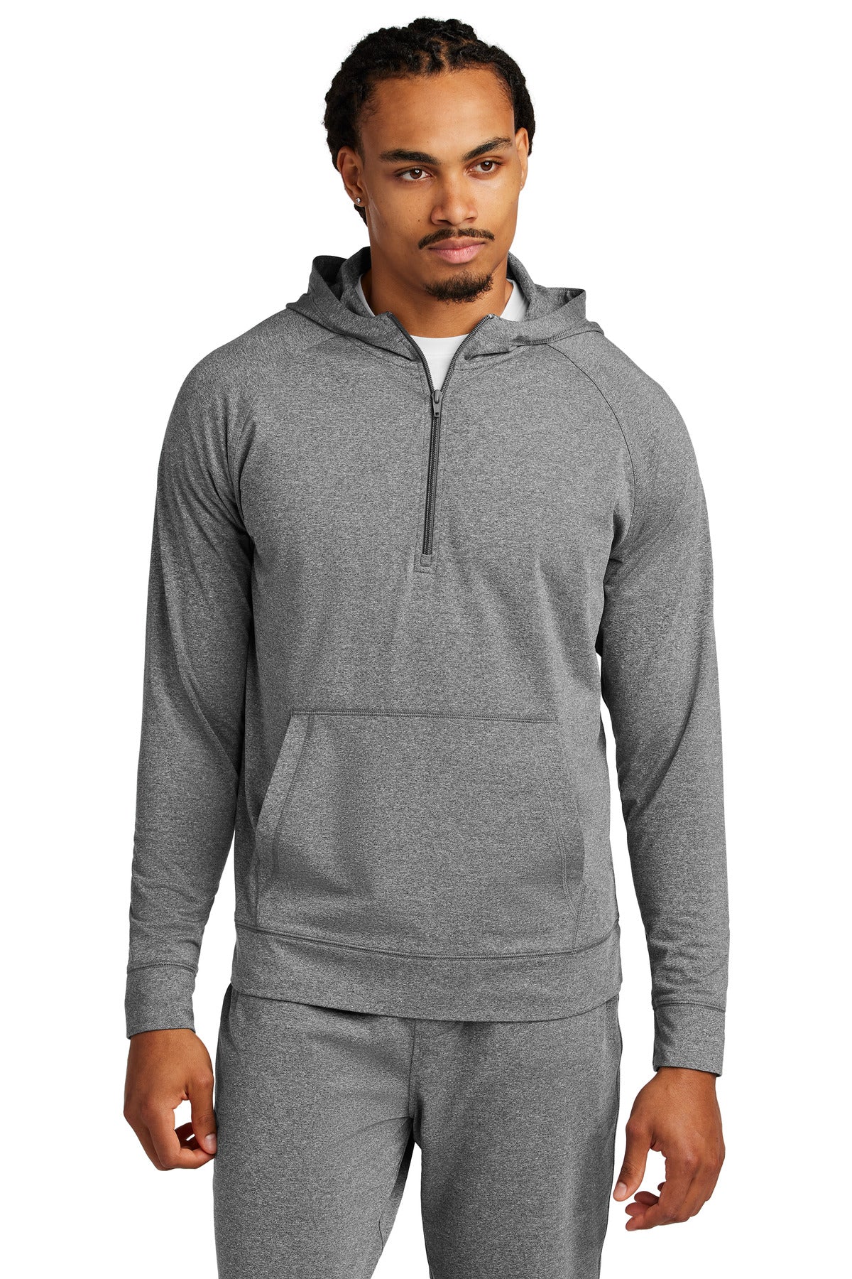 Sport-Tek ® Sport-Wick ® Stretch 1/2-Zip Hoodie ST856 - Sport-Tek ST856
