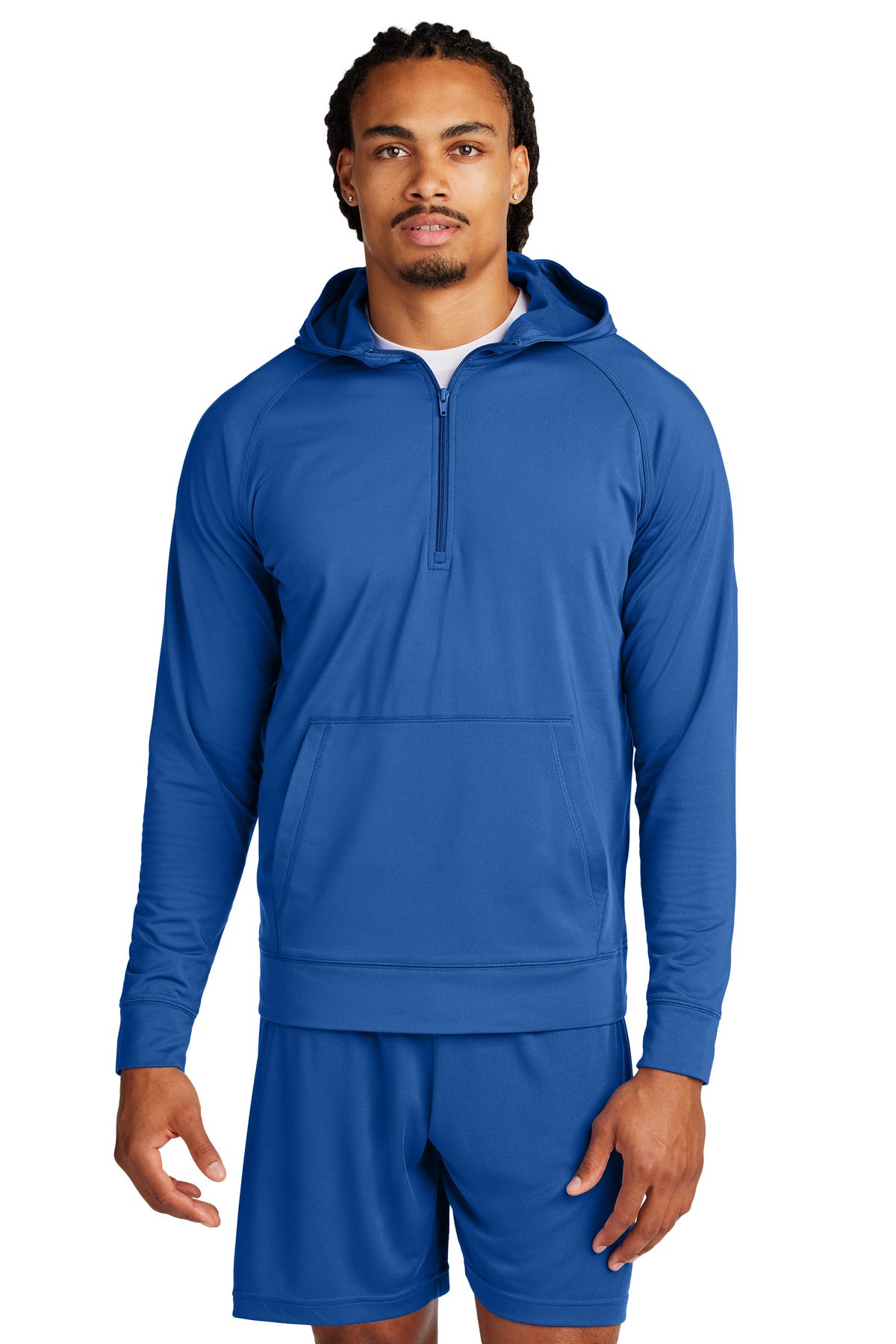 Sport-Tek ® Sport-Wick ® Stretch 1/2-Zip Hoodie ST856 - Sport-Tek ST856